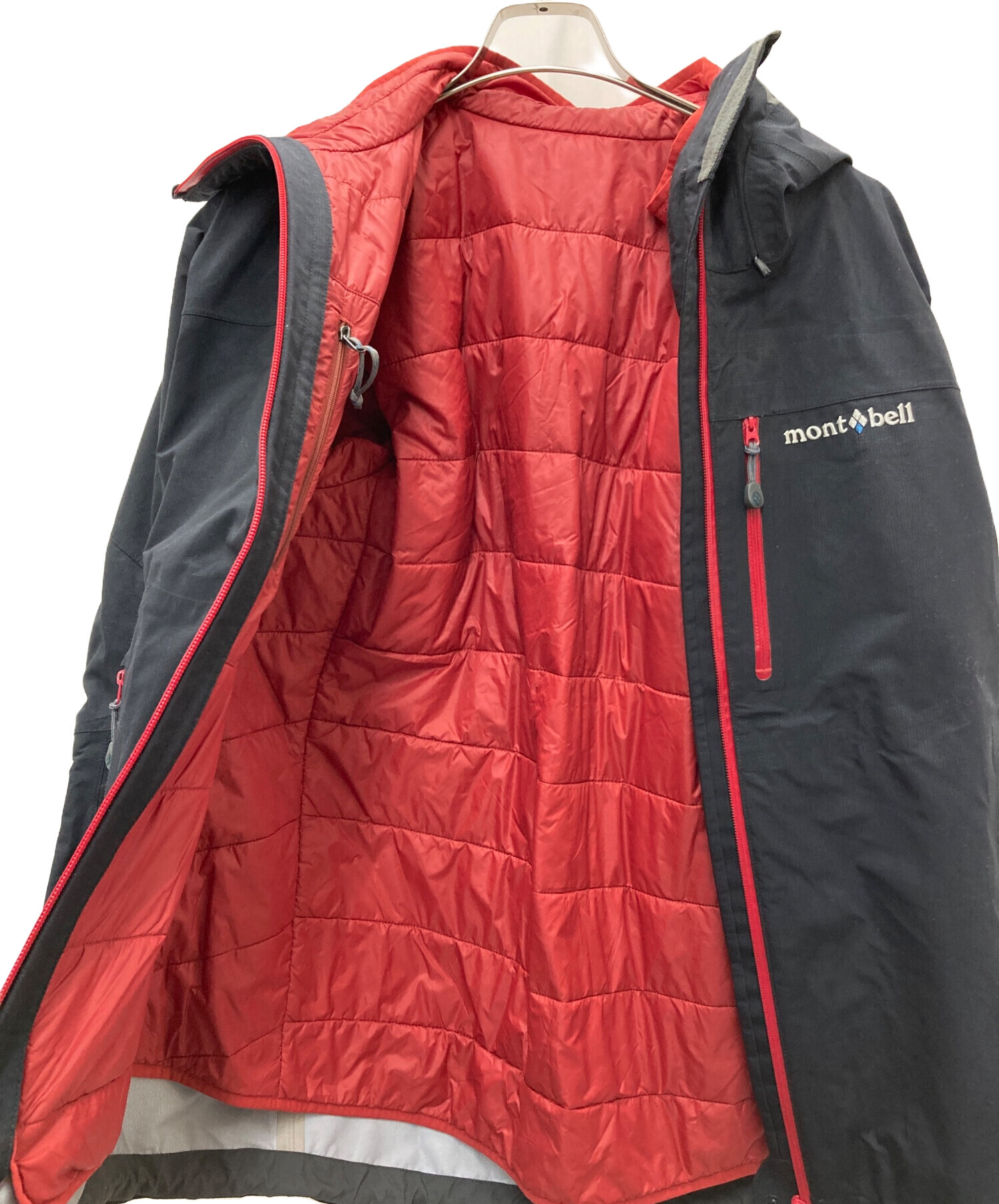 ※送料無料※ ◆mont-bell モンベル ◆ウェーディングジャケット ◆中古 中古・古着通販】mont-bell (モンベル) ライナー付ジャケット ブラック