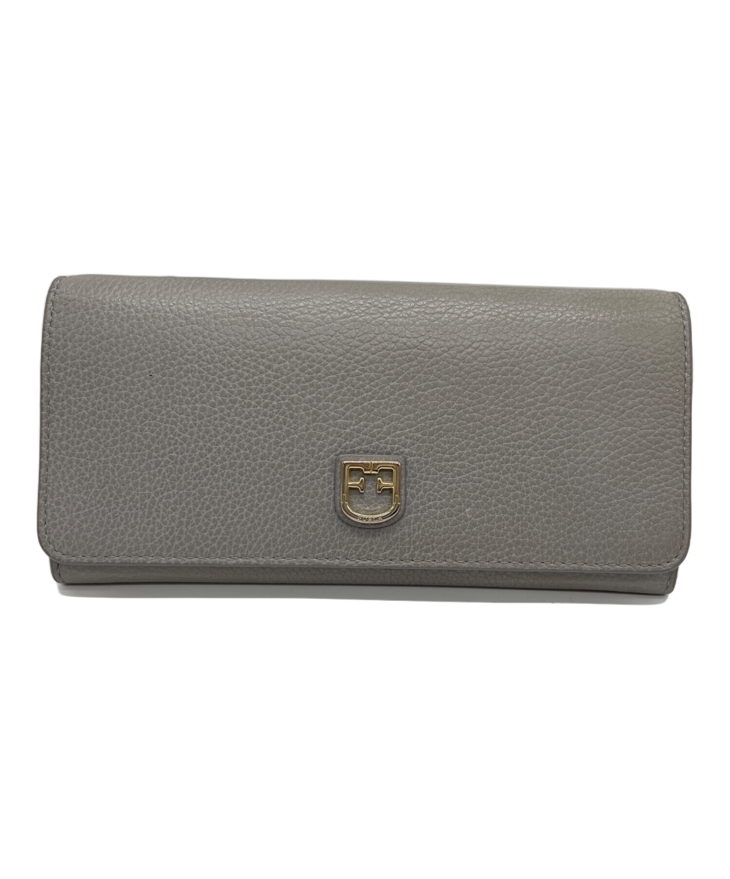 中古・古着通販】FURLA (フルラ) 長財布 グレー｜ブランド・古着通販