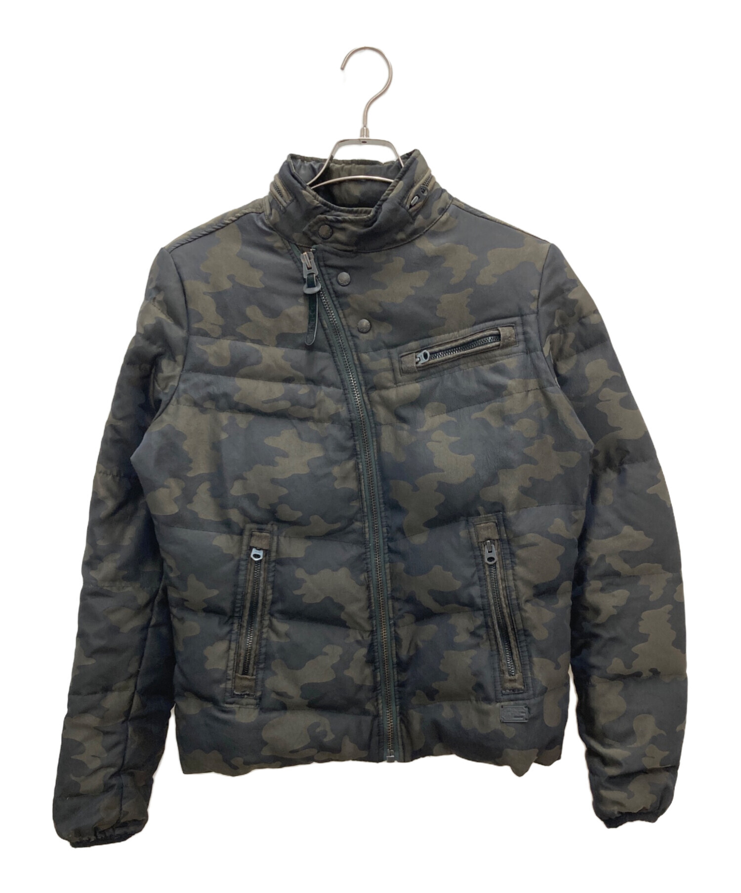 中古・古着通販】DIESEL (ディーゼル) 中綿ジャケット カーキ サイズ:S 