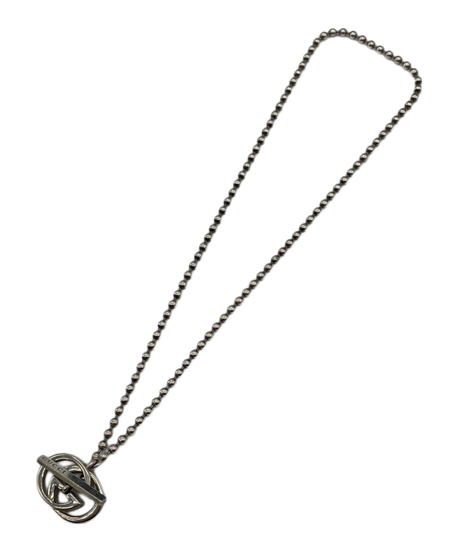 中古・古着通販】GUCCI (グッチ) ネックレス シルバーカラー｜ブランド