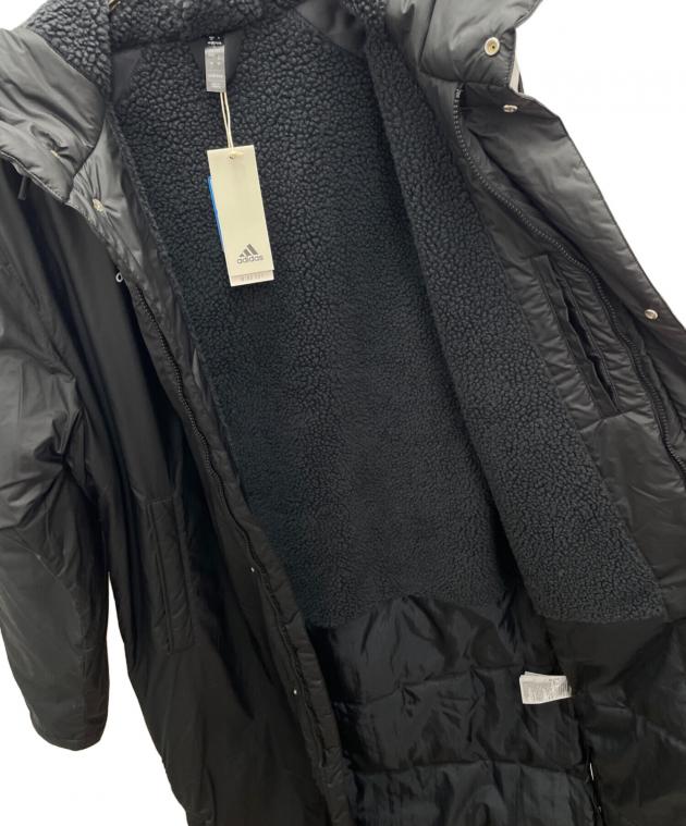中古・古着通販】adidas (アディダス) ベンチコート ブラック サイズ