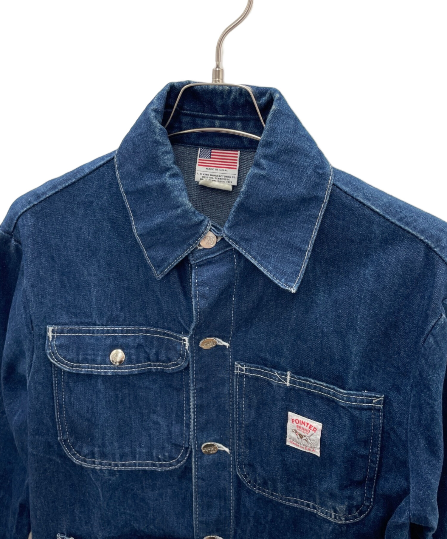 中古・古着通販】Pointer (ポインター) カバーオール ネイビー サイズ