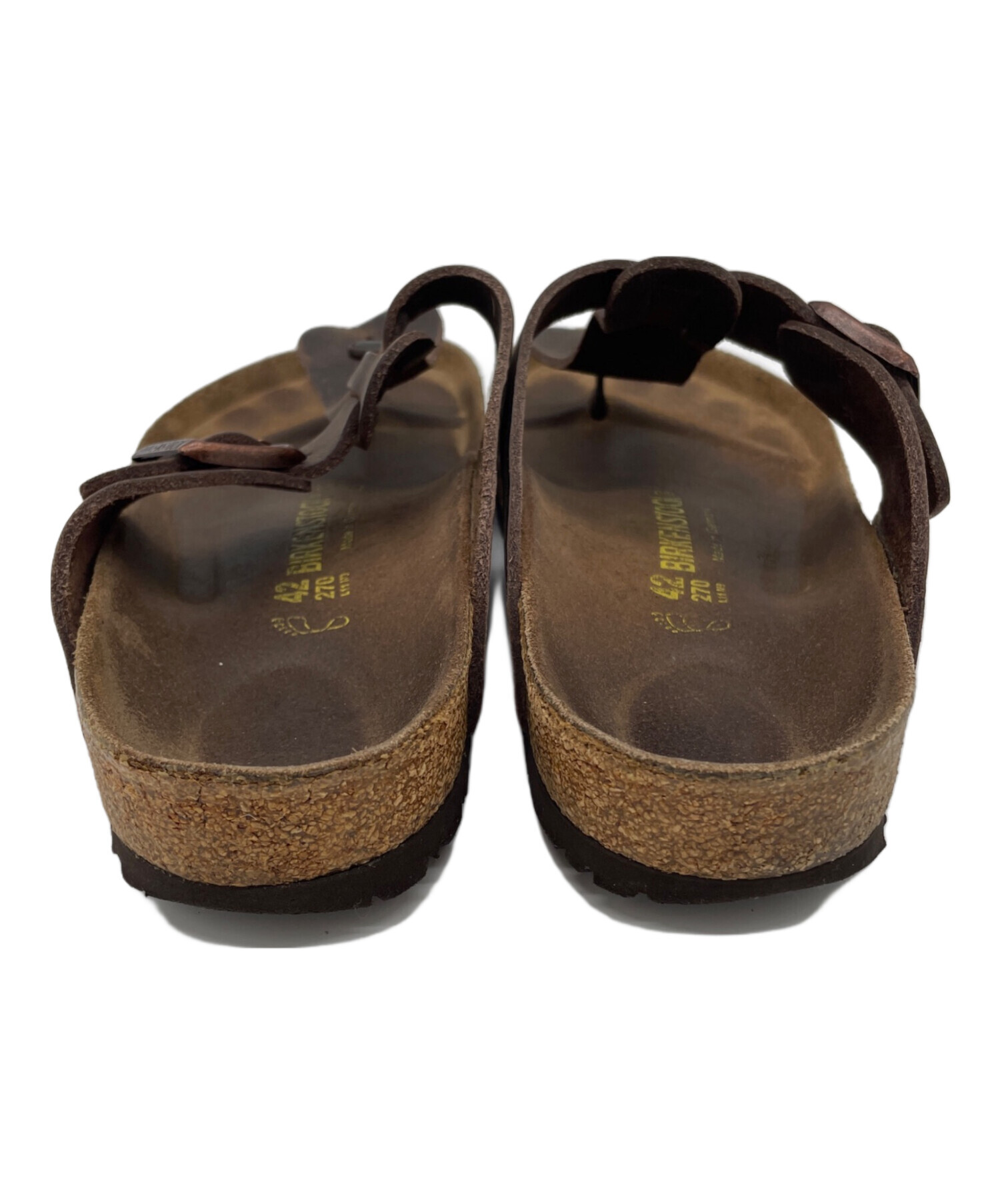 中古・古着通販】BIRKENSTOCK (ビルケンシュトック) サンダル ブラウン