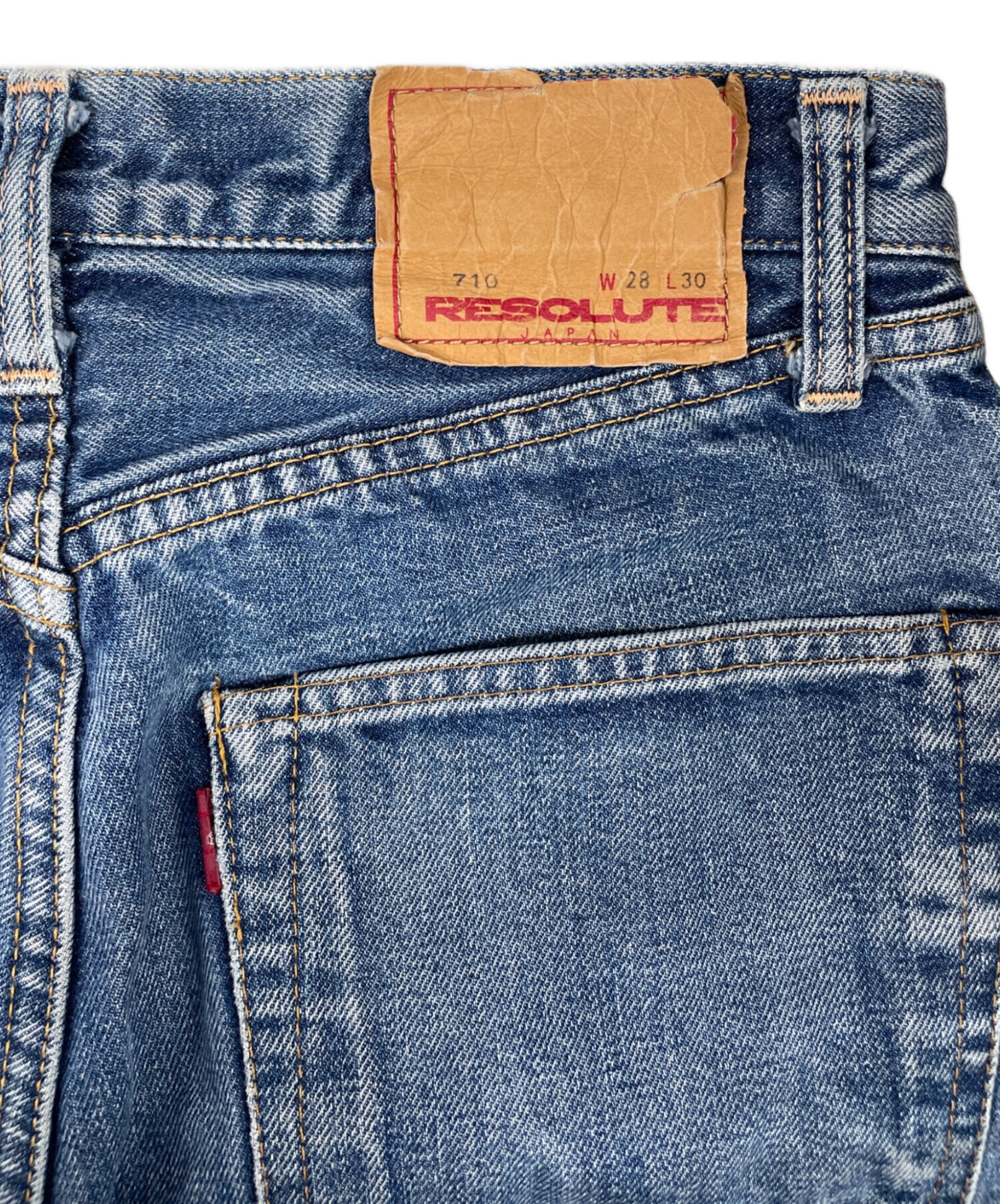 中古・古着通販】RESOLUTE (リゾルト) 710デニムパンツ ブルー サイズ 