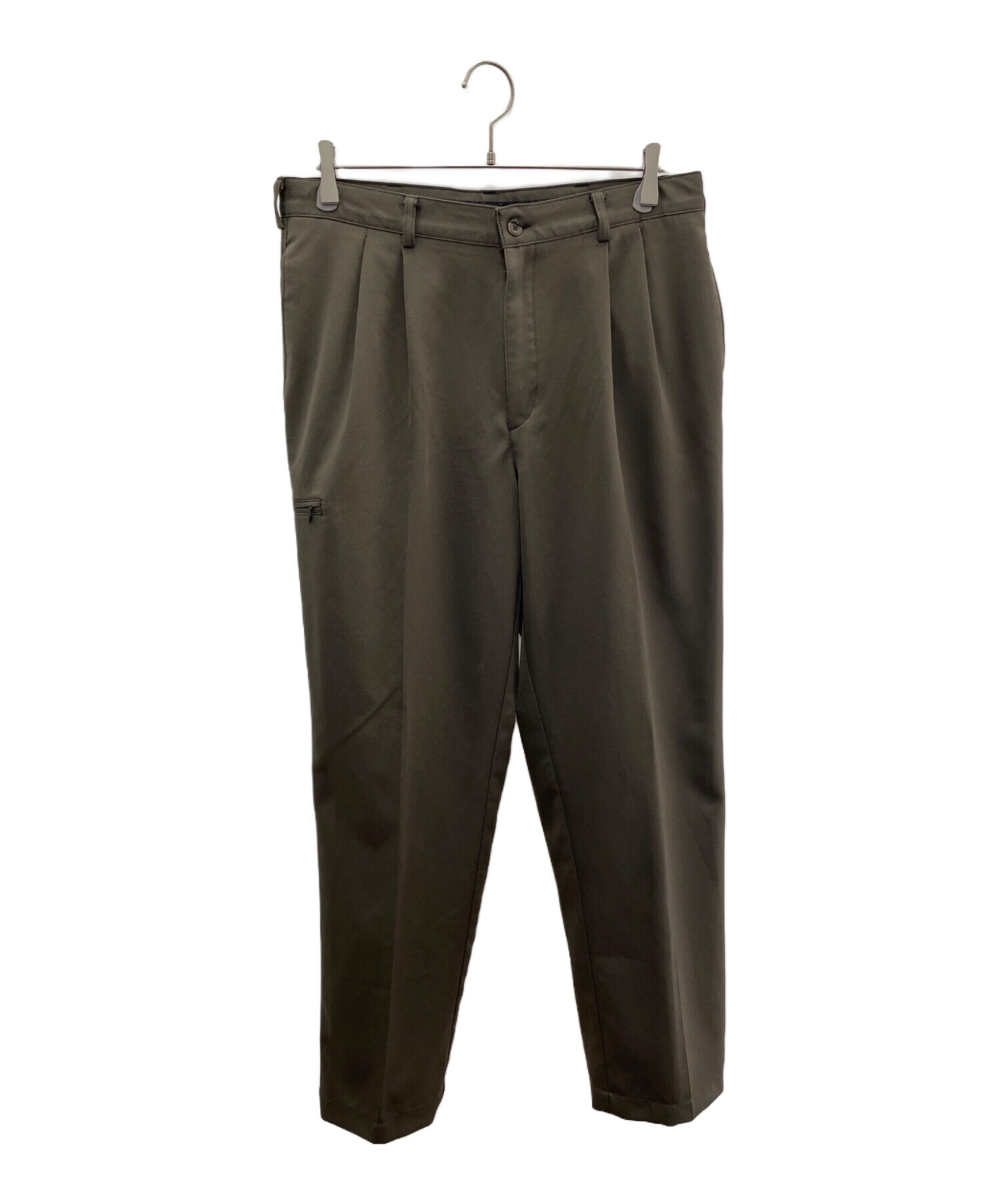n*s様 オークション中[新品]DAIWAダークブラウン パターン ワイドパンツ 中古・古着通販】Savane (サヴァーン) タックワイドパンツ ブラウン