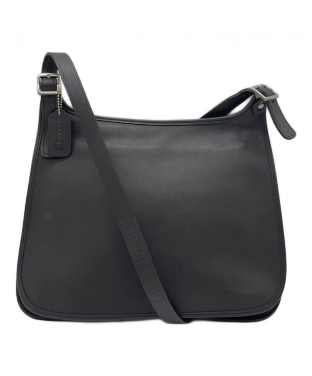 未使用 Coach コーチ　レザー　ケース 中古・古着通販】COACH (コーチ) レザーショルダーバッグ ブラック