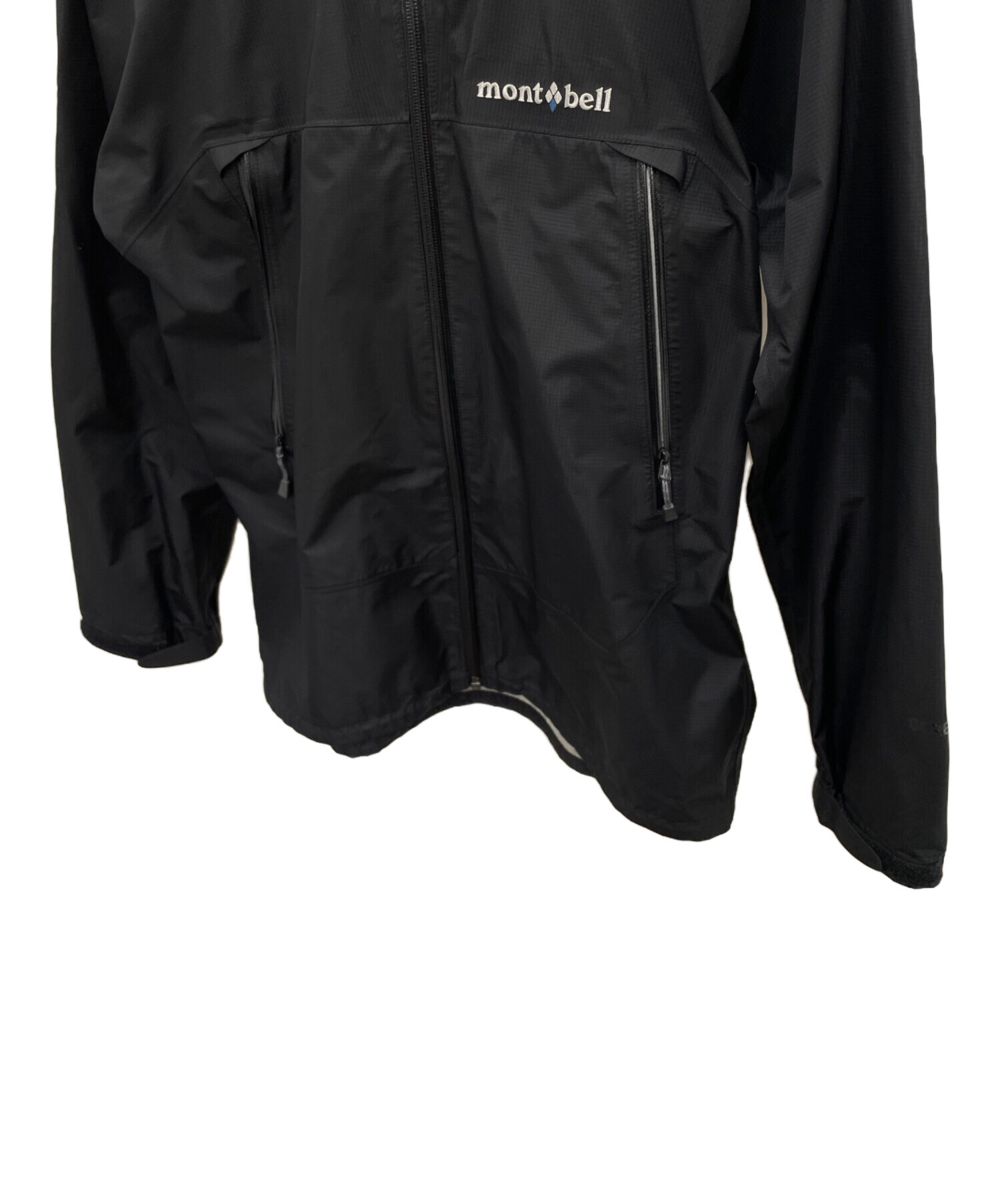 【限定価格】美品　mont-bell 黒 レザージャケット Mサイズ 中古・古着通販】mont-bell (モンベル) レインダンサージャケット