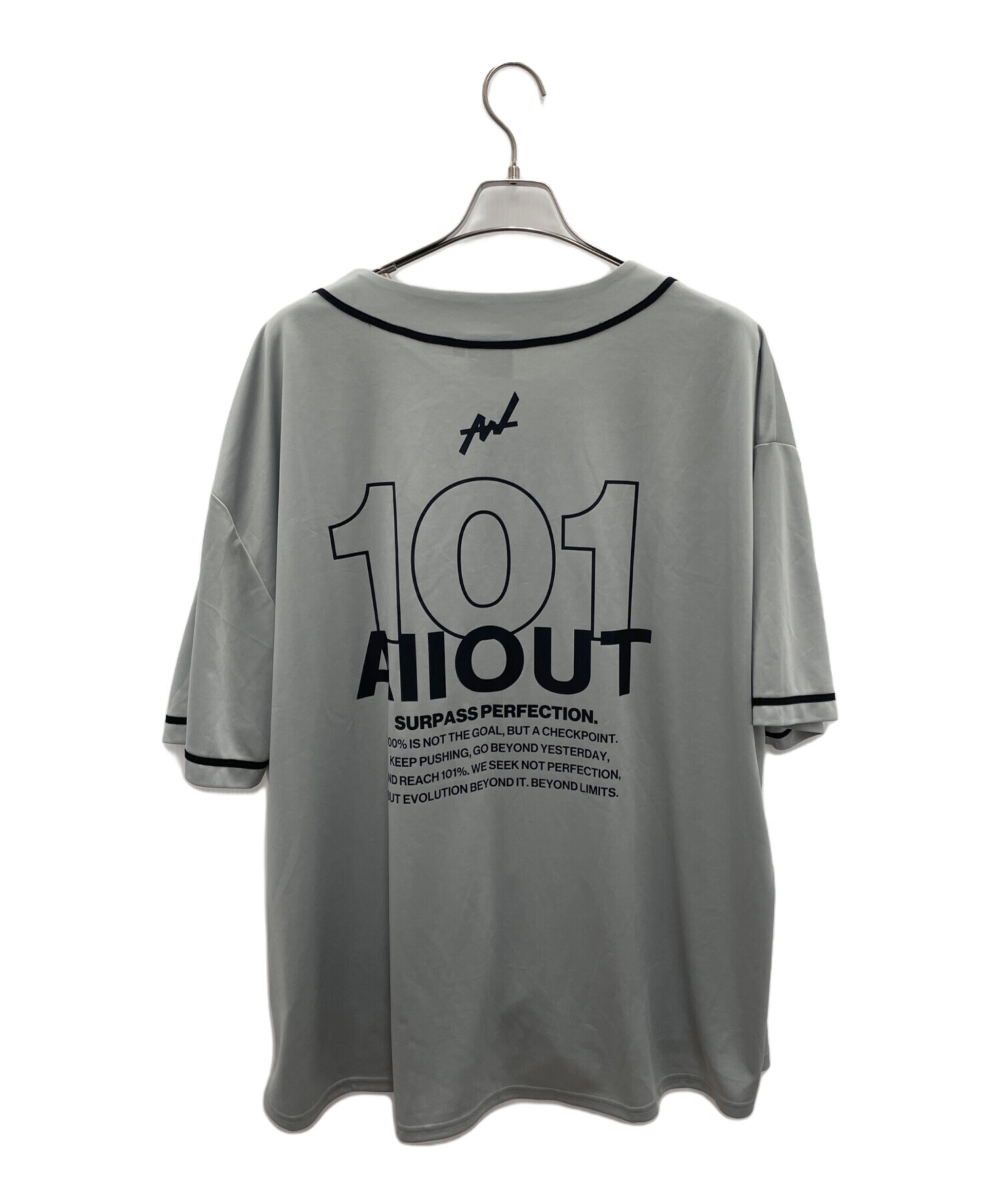 希少 allout ALLOUT ベースボールシャツ セットアップ 希少 allout