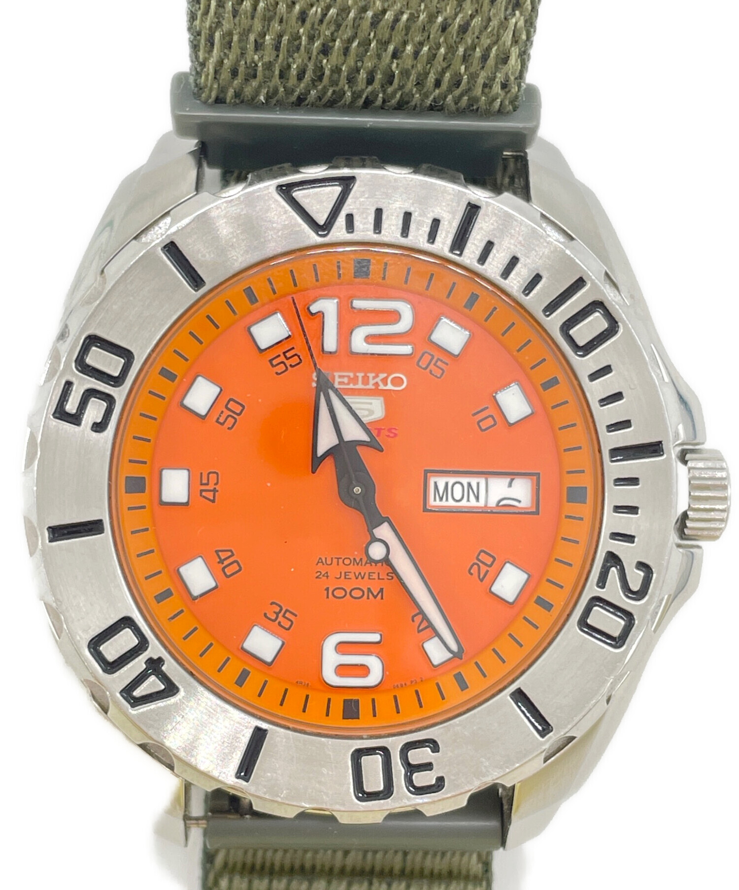 中古・古着通販】SEIKO (セイコー) 腕時計 オレンジ｜ブランド・古着