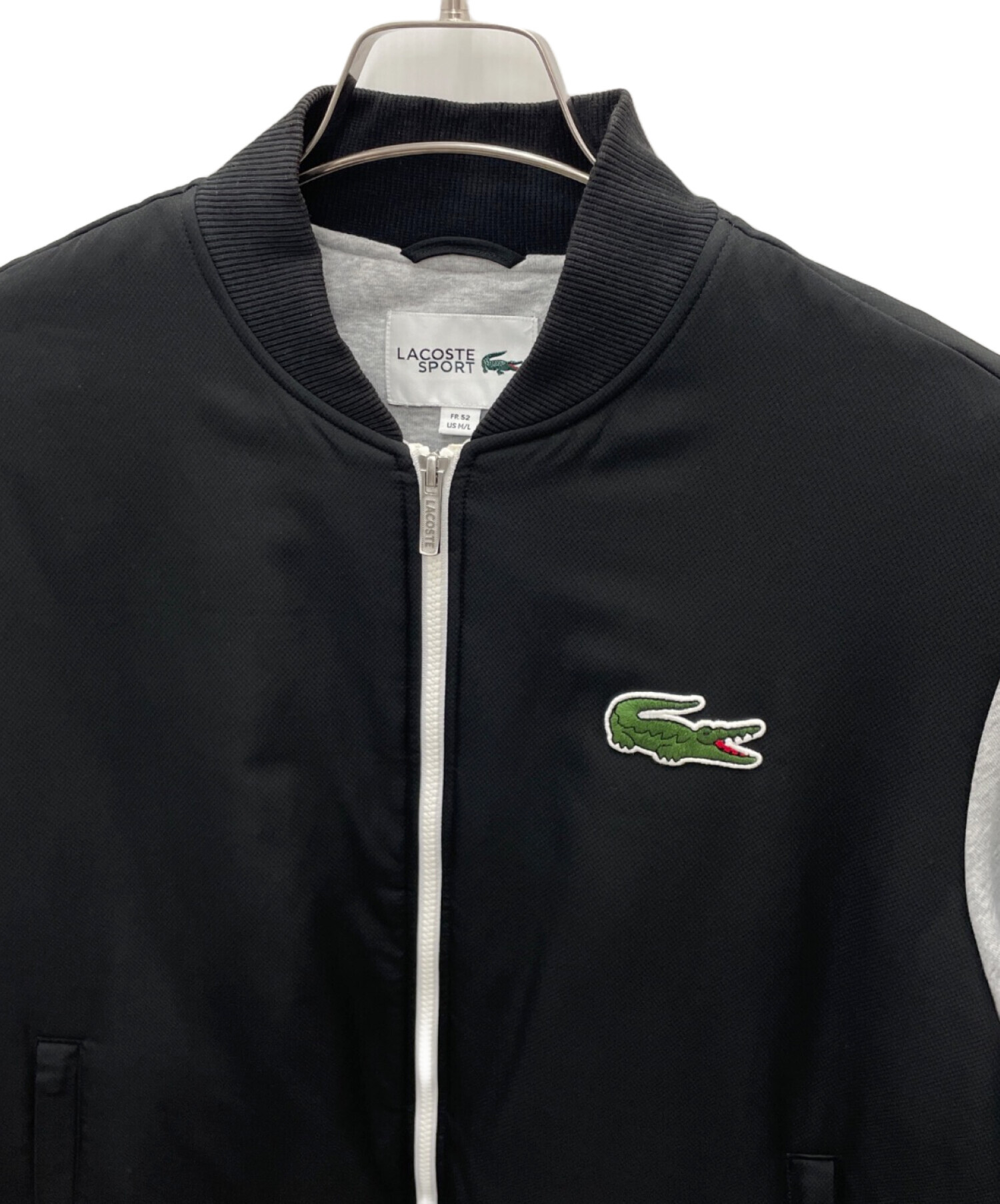 中古・古着通販】LACOSTE (ラコステ) ジップジャケット ブラック