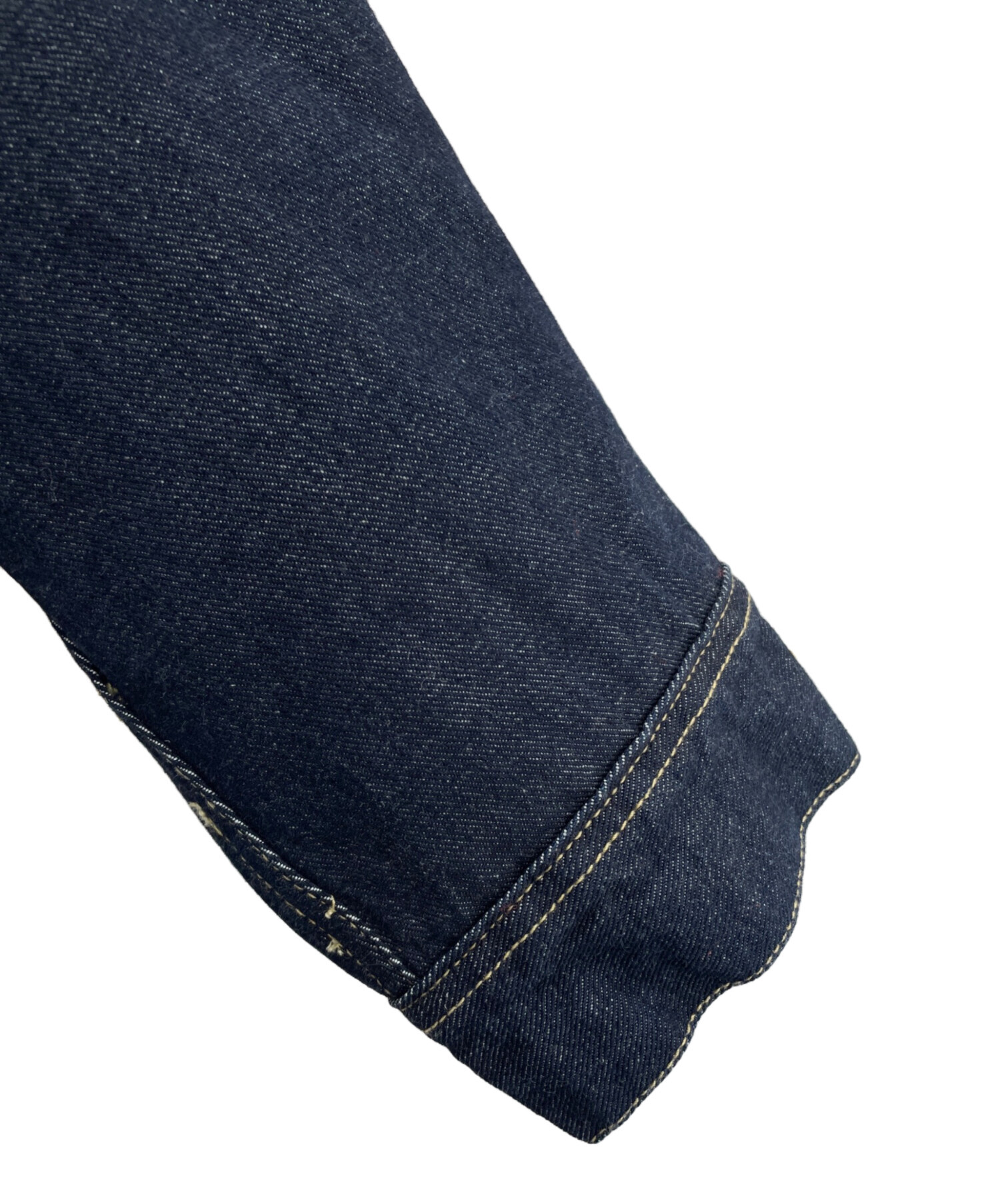 中古・古着通販】LEE (リー) デニムジャケット ネイビー サイズ:XL 未