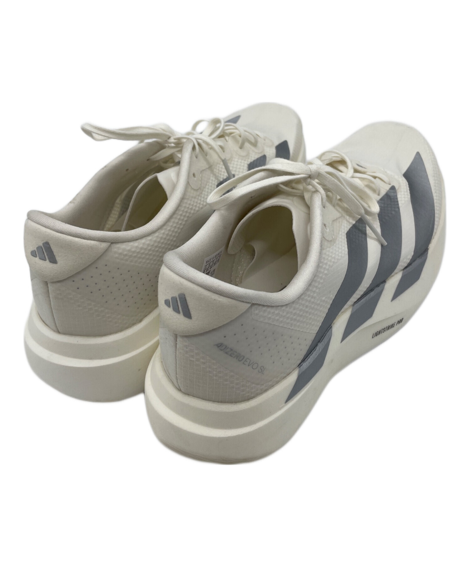 中古・古着通販】adidas (アディダス) スニーカー ホワイト×グレー 