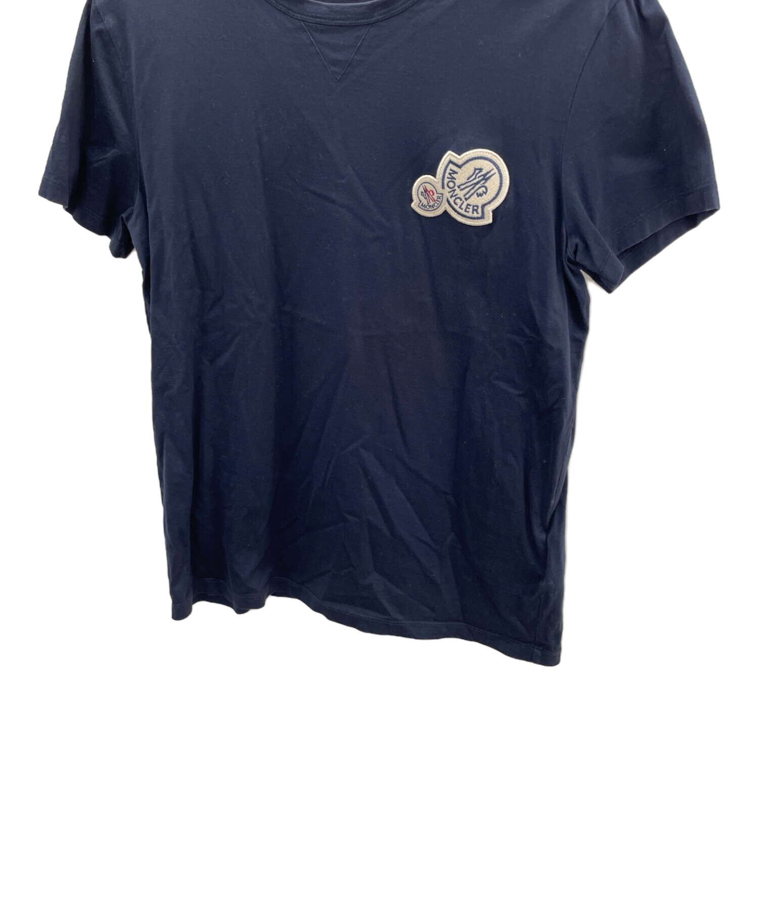 中古・古着通販】MONCLER (モンクレール) Tシャツ ネイビー サイズ:M