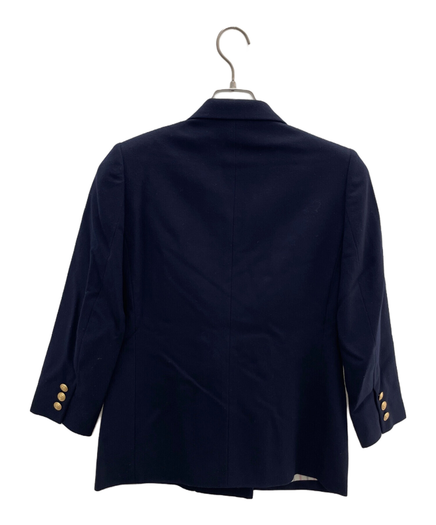 中古・古着通販】Burberry's (バーバリー) 金ボタンブレザー ネイビー 中古・古着通販】Burberry's (バーバリー) 金ボタンブレザー ネイビー