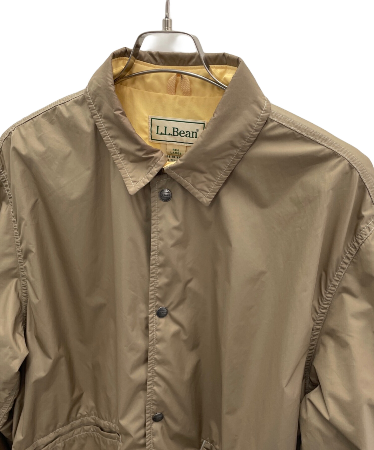 中古・古着通販】L.L.Bean (エルエルビーン) コーチジャケット カーキ