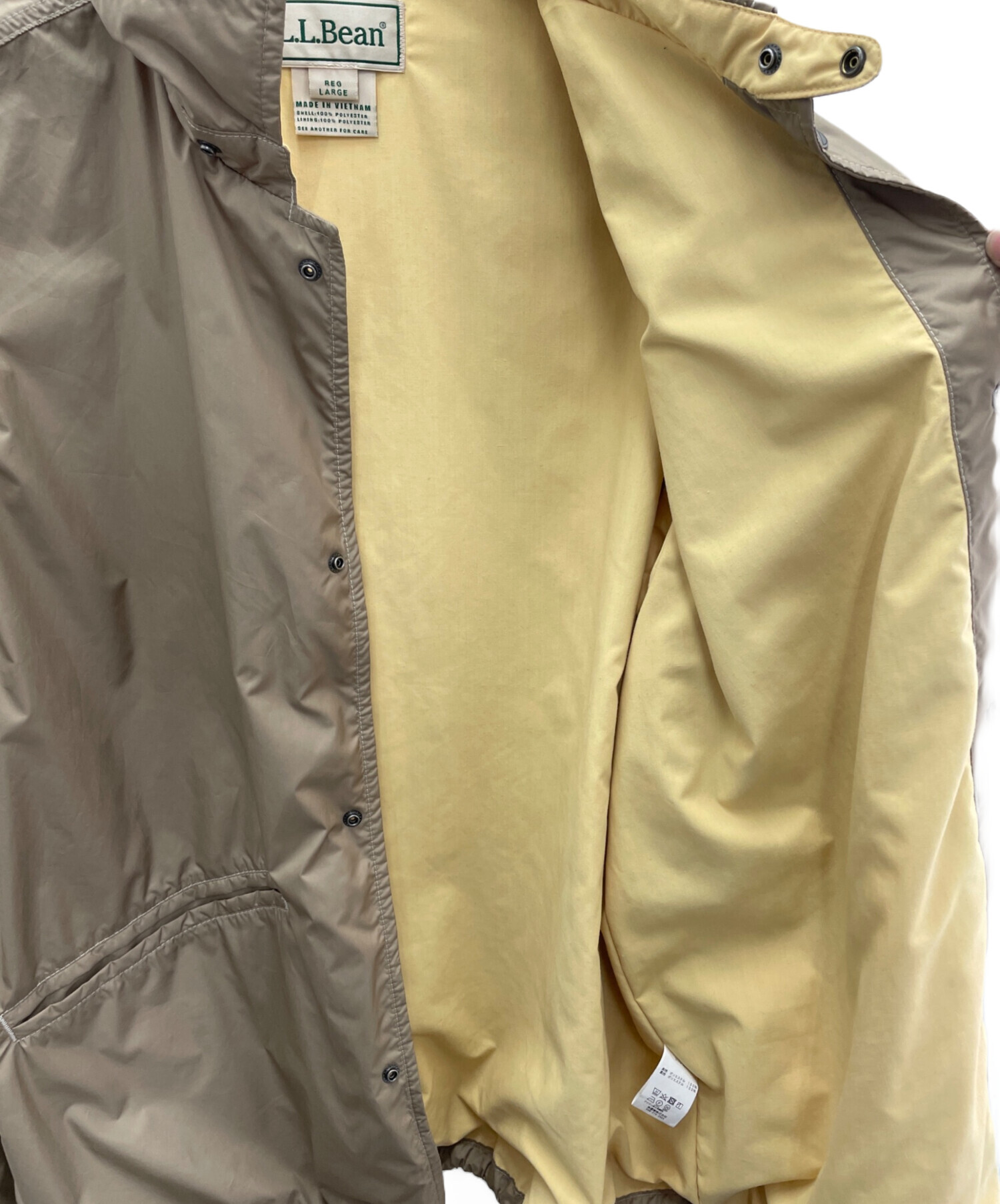 中古・古着通販】L.L.Bean (エルエルビーン) コーチジャケット カーキ