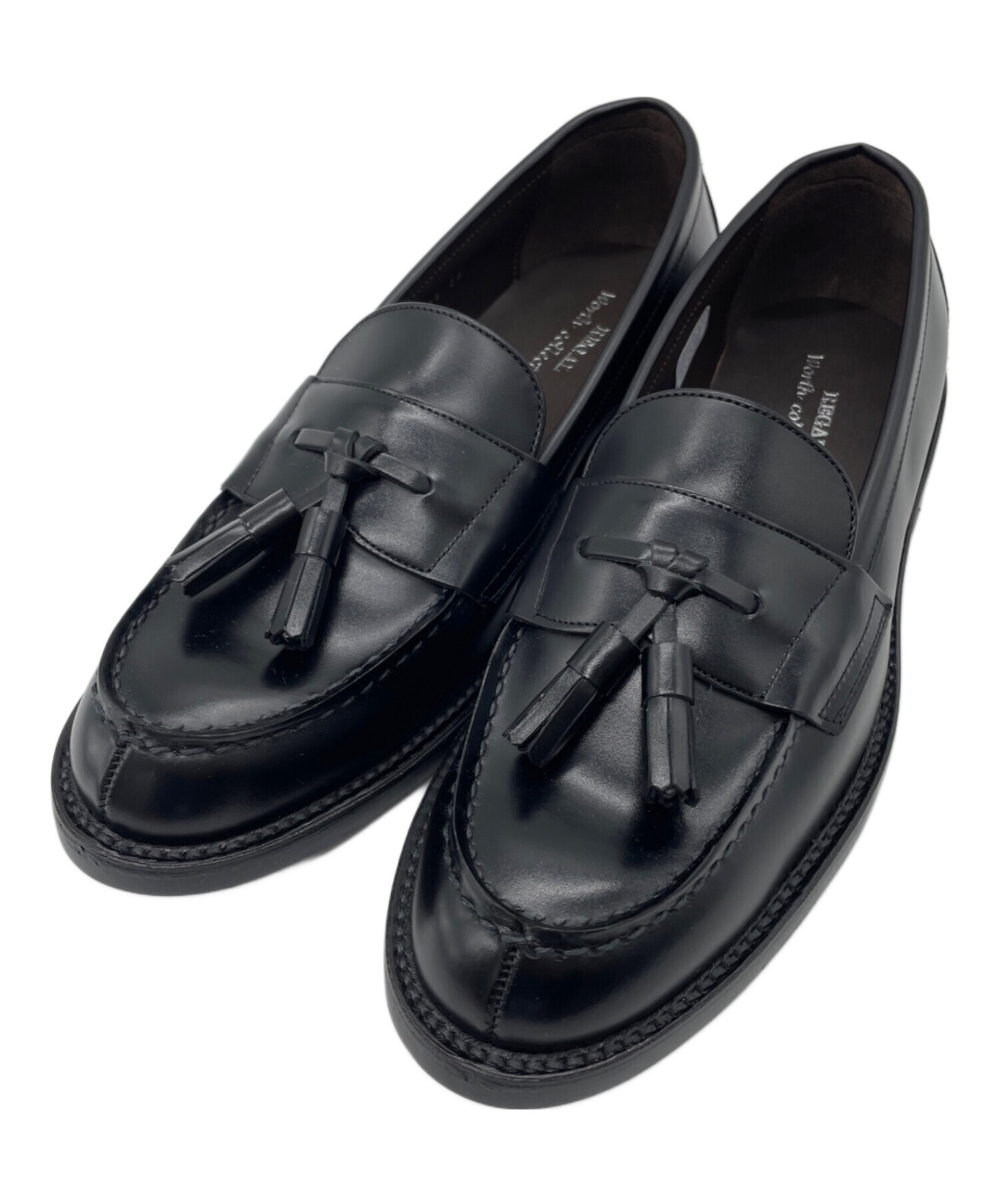 REGAL ブラック タッセルローファー　23.5　未使用　ワイドフィッティング 中古・古着通販】REGAL (リーガル) タッセルローファー ブラック