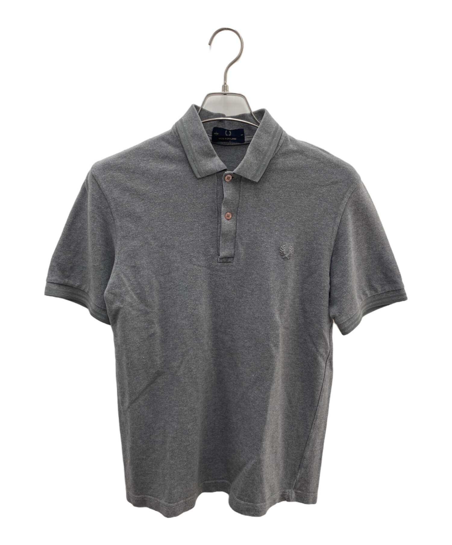 中古・古着通販】FRED PERRY (フレッドペリー) ポロシャツ グレー