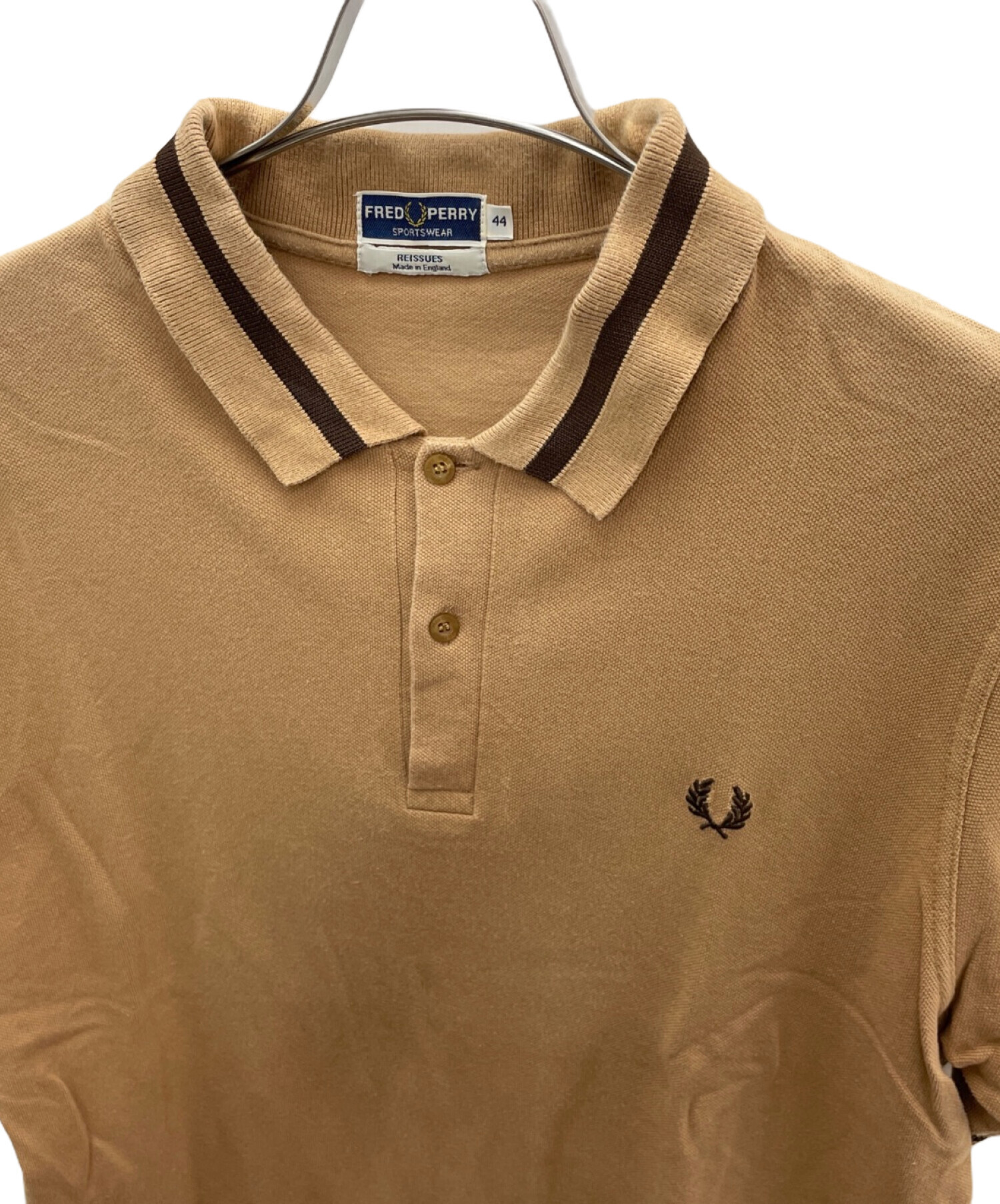 中古・古着通販】FRED PERRY (フレッドペリー) ポロシャツ ブラウン