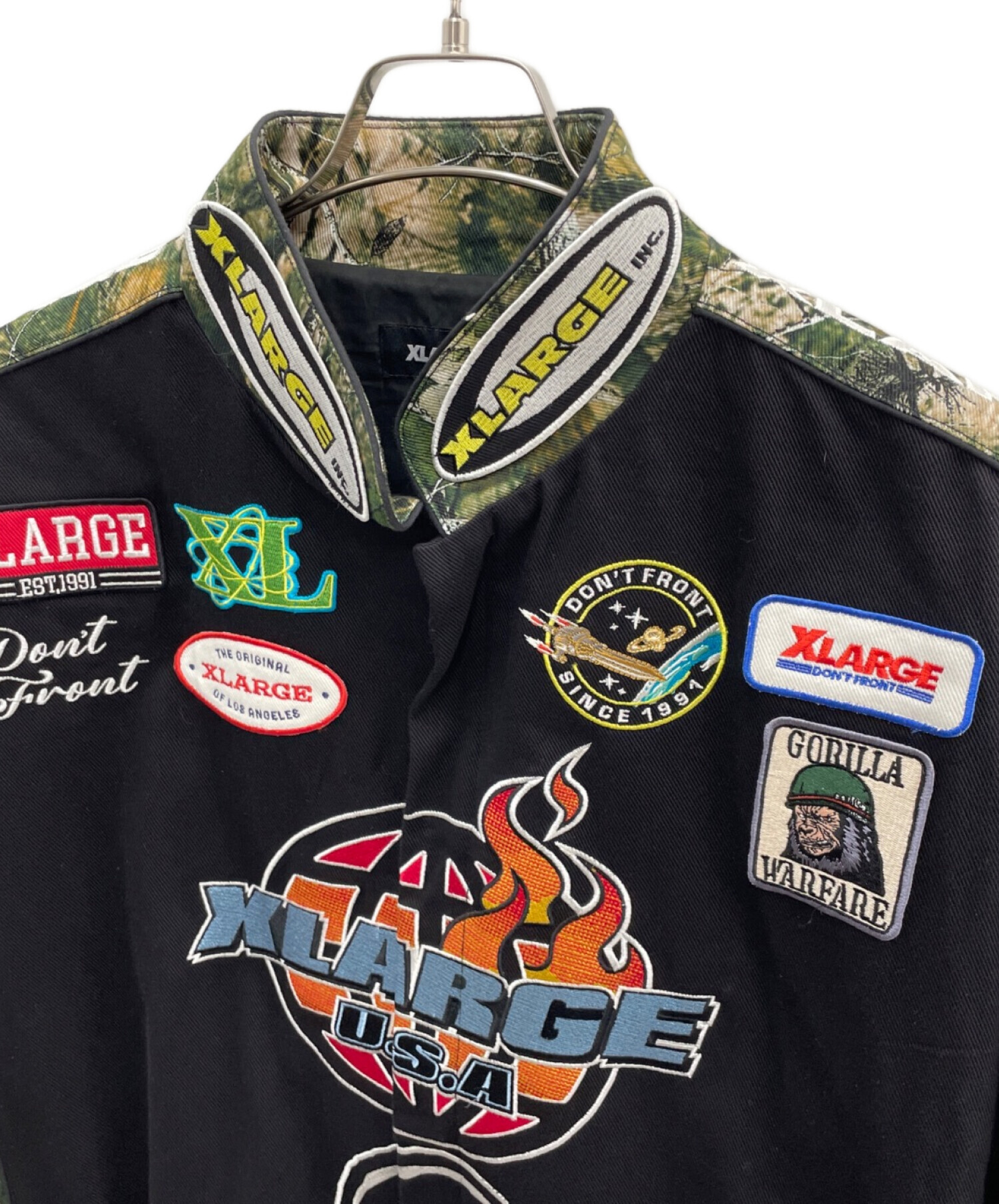 中古・古着通販】X-LARGE (エクストララージ) レーシングジャケット