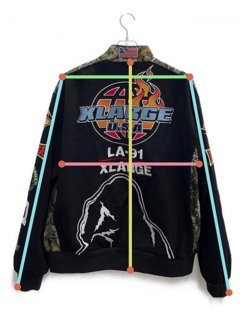 中古・古着通販】X-LARGE (エクストララージ) レーシングジャケット