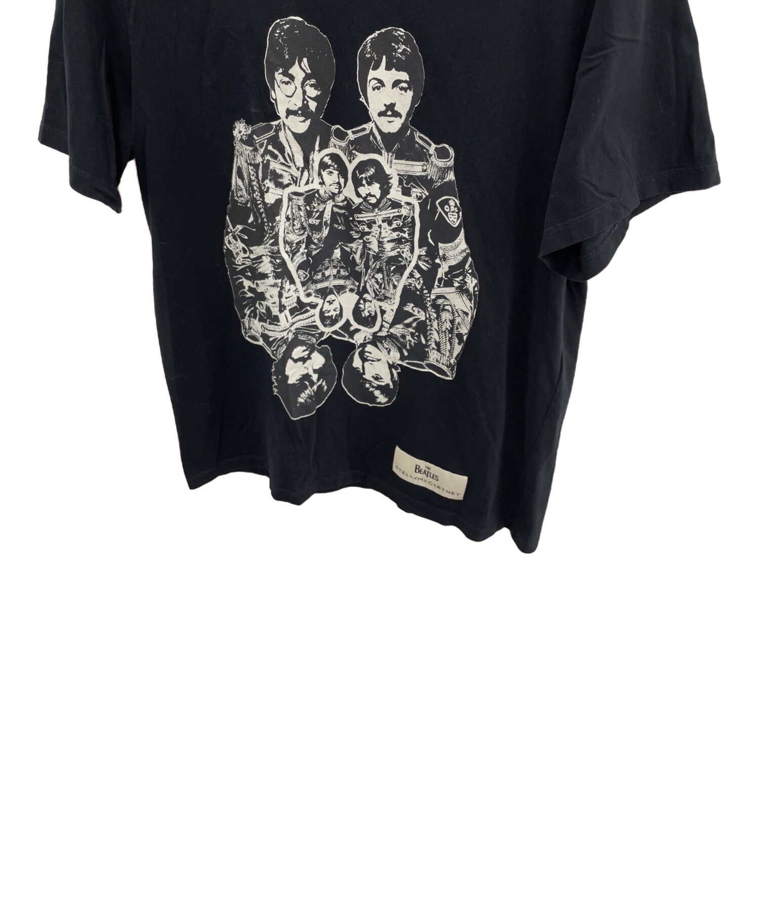 ステラマッカートニー 23 OLD BOND プリント Tシャツ 半袖 XS 黒 中古・古着通販】STELLA McCARTNEY (ステラマッカートニー) THE