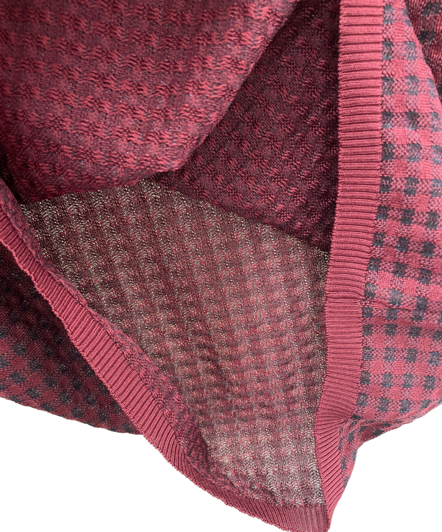 FENDI フェンディ カジュアルシャツ S 赤 【古着】【中古】【送料無料】 中古・古着通販】FENDI (フェンディ) ポロシャツ レッド サイズ:M