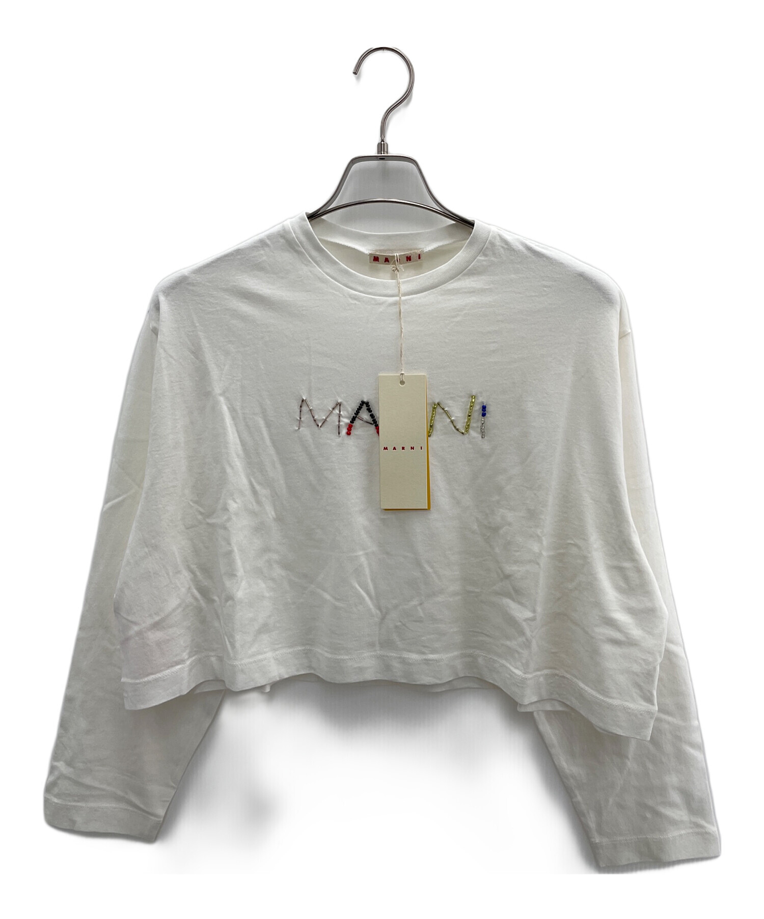 中古・古着通販】MARNI (マルニ) 長袖カットソー ホワイト サイズ:14