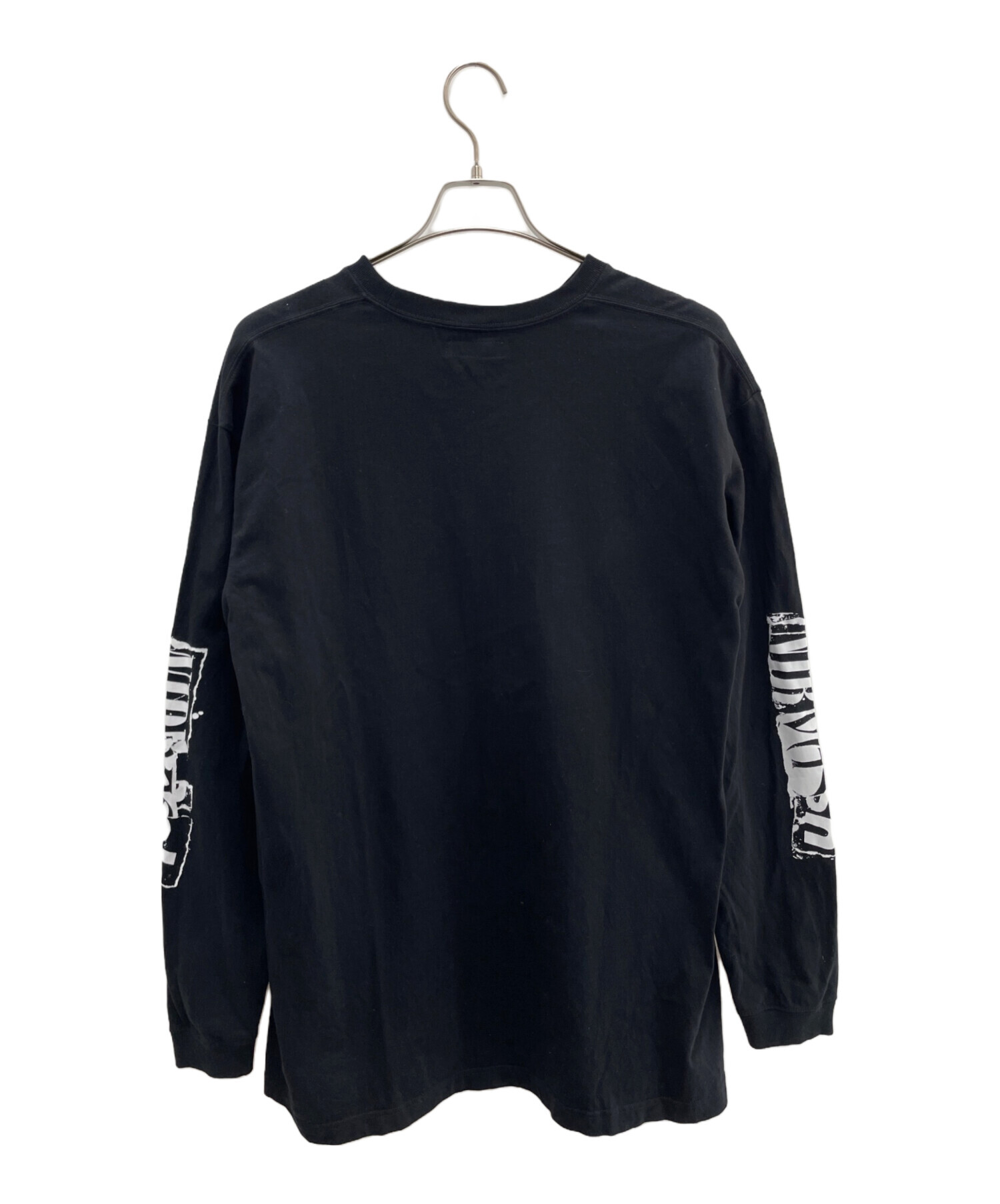 glamb ブラック ロゴ入り 長袖カットソー MEDIUM 中古・古着通販】glamb (グラム) 長袖カットソー ブラック サイズ:XL