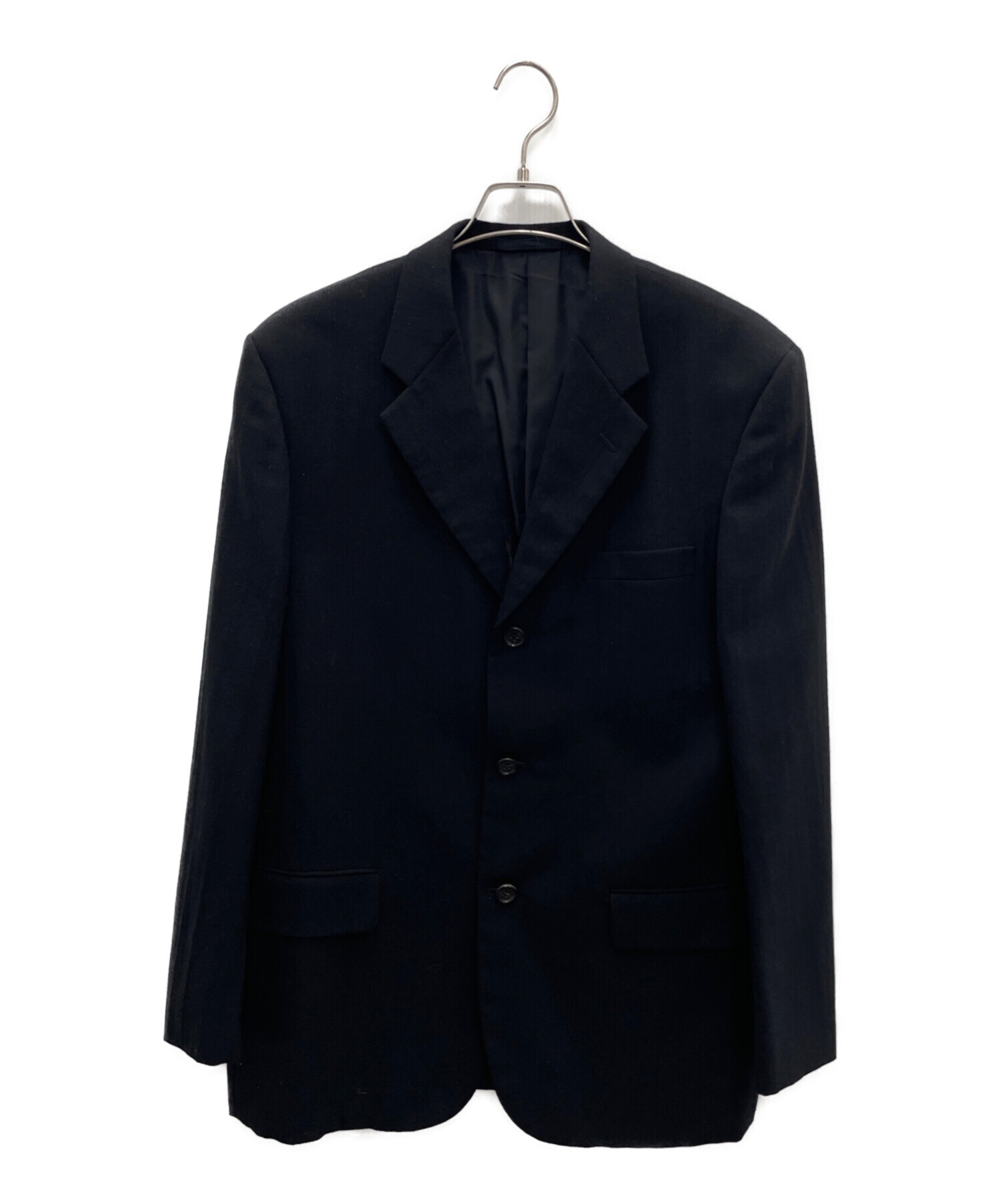 古着 COMME des GARCONS セットアップスーツ サイズL 黒色 中古・古着通販】COMME des GARCONS (コムデギャルソン) セットアップ