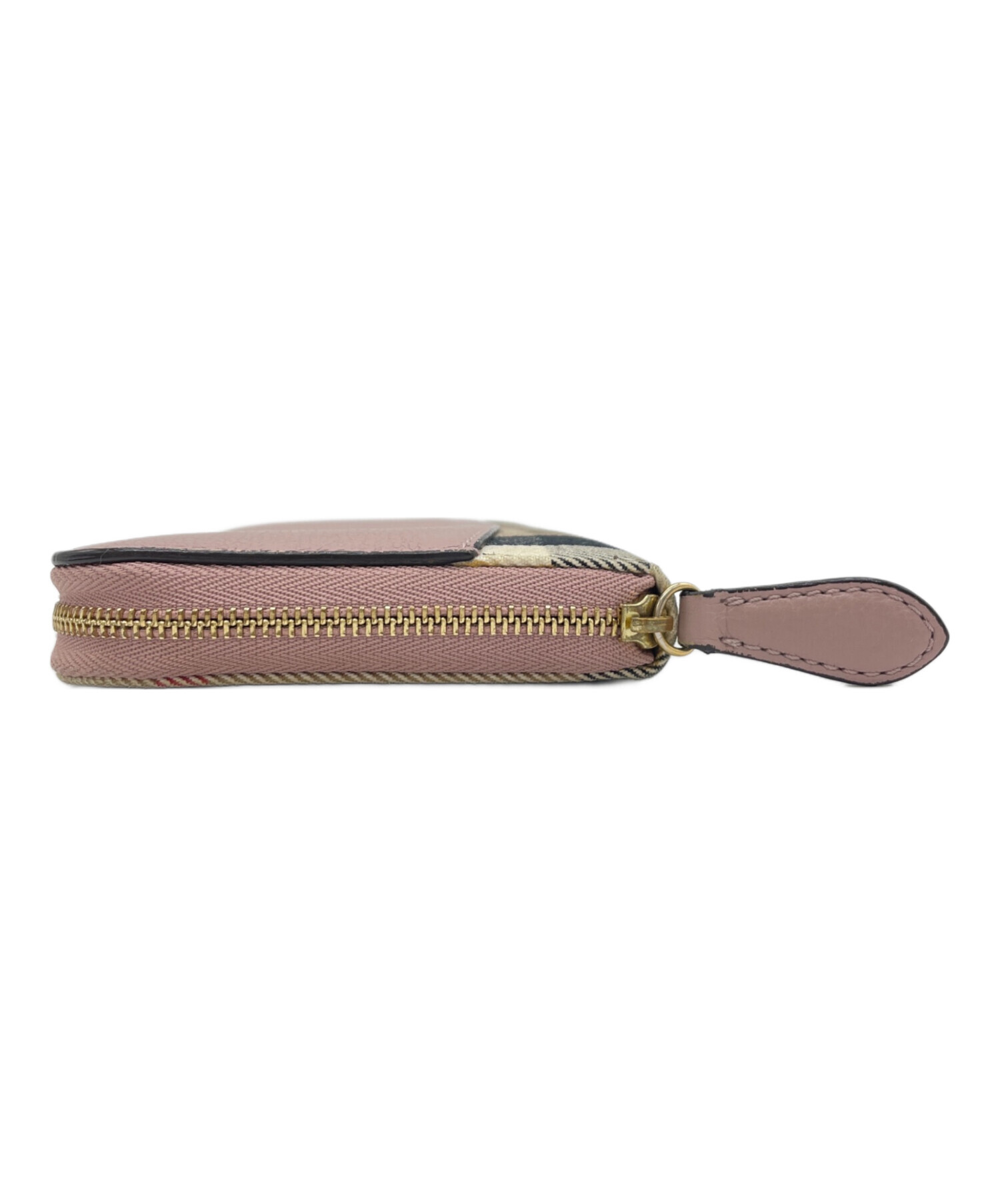 中古・古着通販】BURBERRY (バーバリー) 長財布 ピンク｜ブランド 