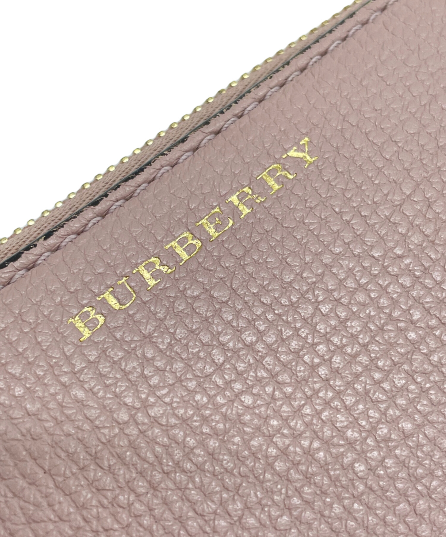 中古・古着通販】BURBERRY (バーバリー) 長財布 ピンク｜ブランド