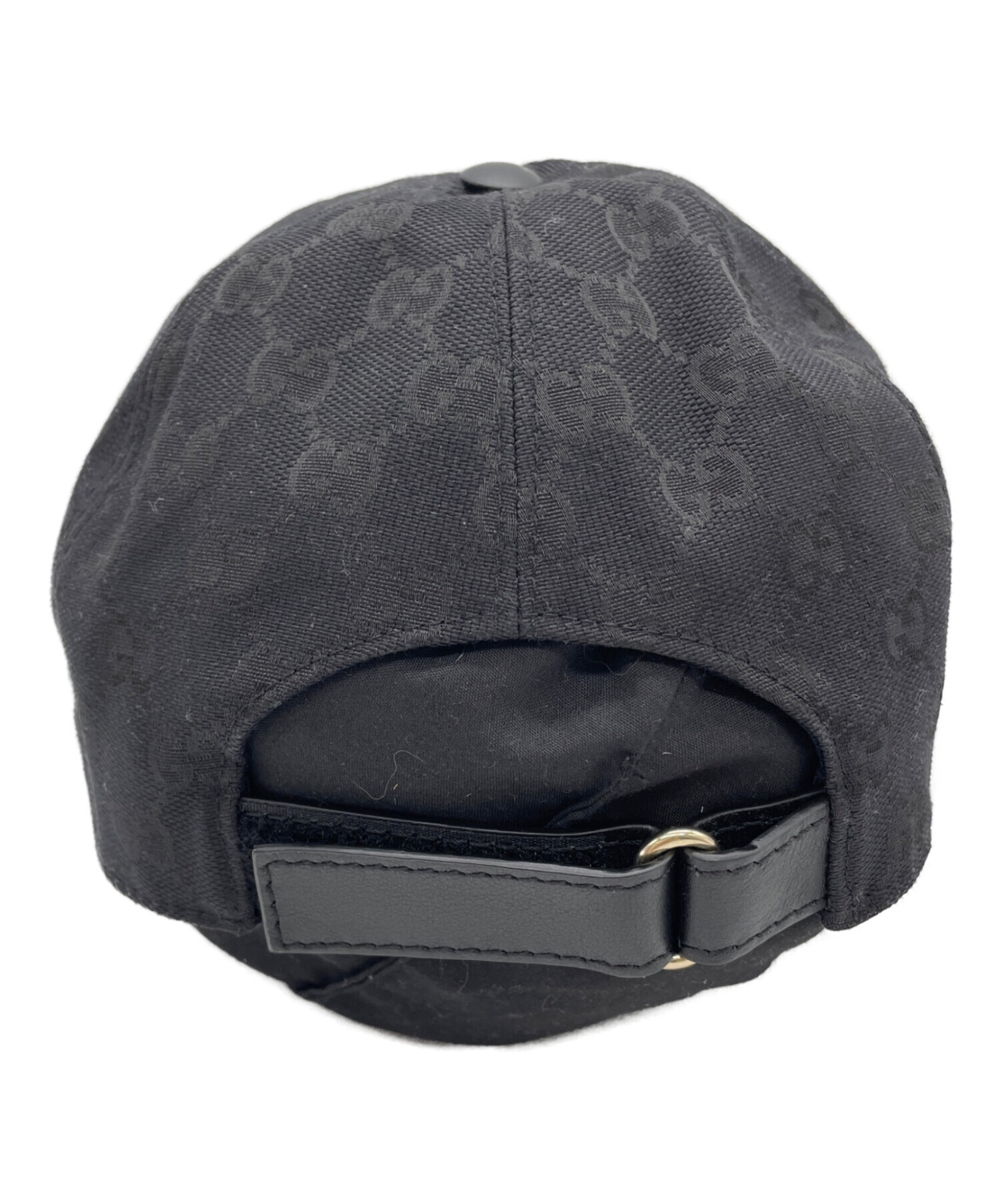 中古・古着通販】GUCCI (グッチ) キャップ ブラック｜ブランド・古着