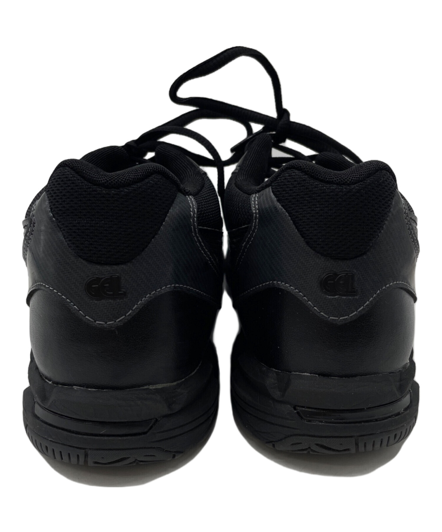 中古・古着通販】asics (アシックス) スニーカー ブラック サイズ:27