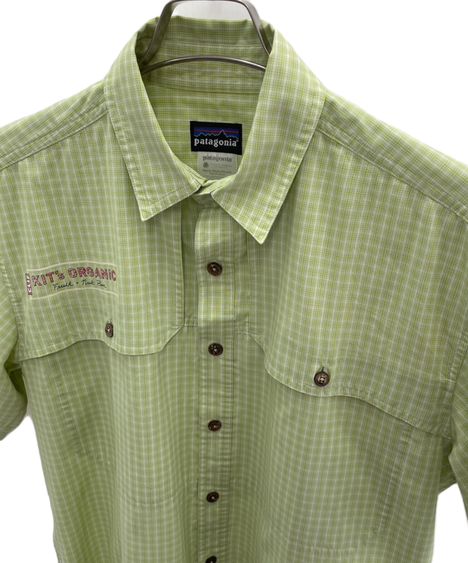 中古・古着通販】Patagonia (パタゴニア) 半袖シャツ グリーン サイズ