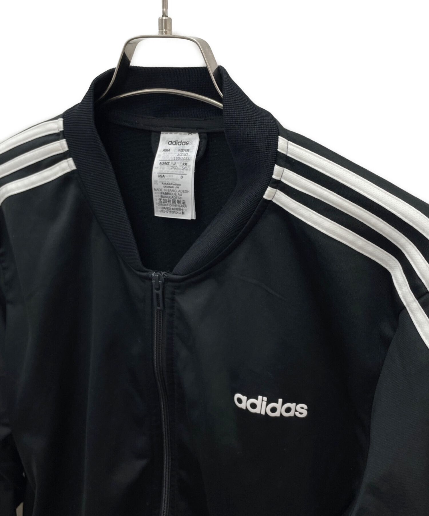 中古・古着通販】adidas (アディダス) トラックジャケット ブラック