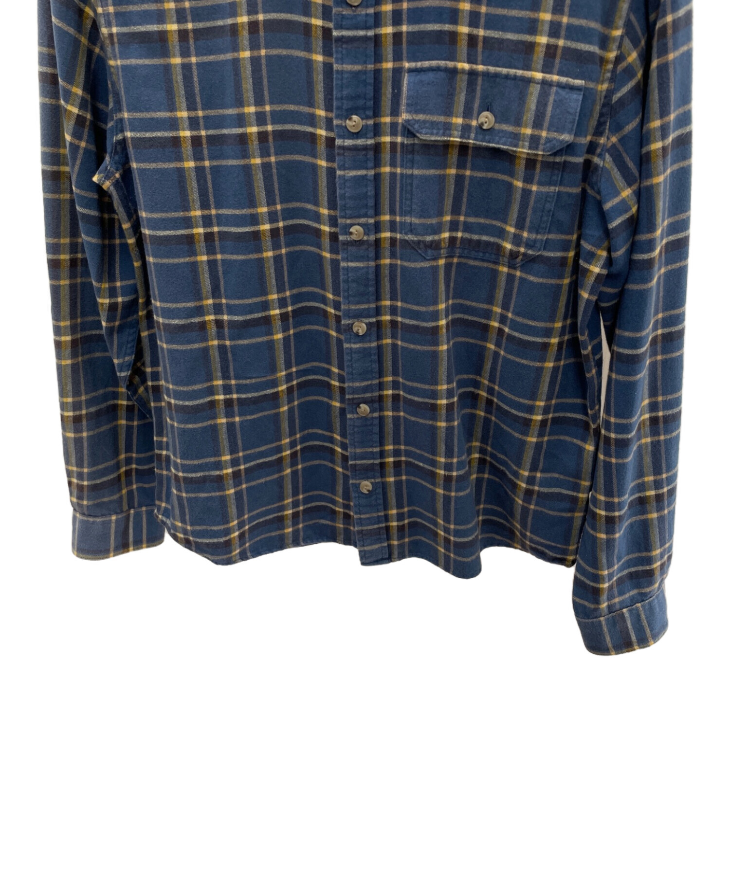 patagonia　長袖シャツ US_S JP_Mサイズ 中古・古着通販】Patagonia (パタゴニア) 長袖シャツ ネイビー サイズ