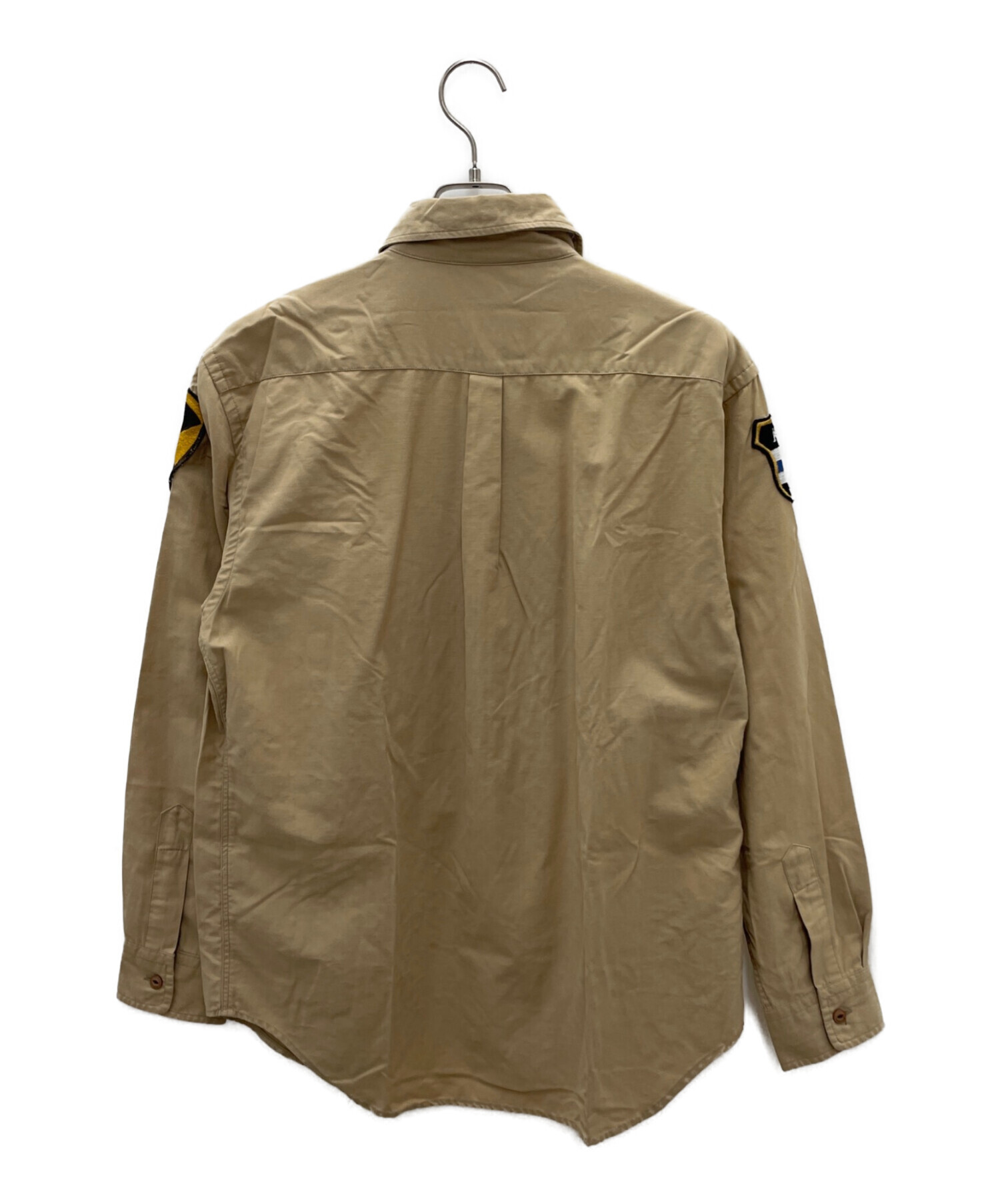 中古・古着通販】AVIREX (アヴィレックス) 長袖シャツ ベージュ サイズ