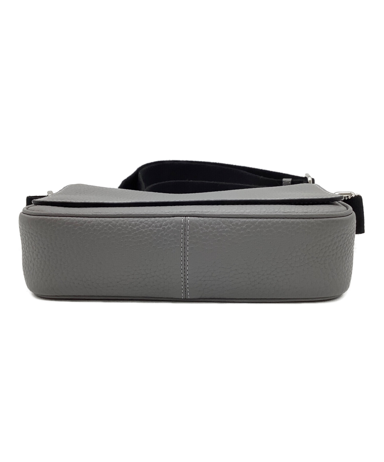 中古・古着通販】COACH (コーチ) フラップ クロスボディ バッグ グレー