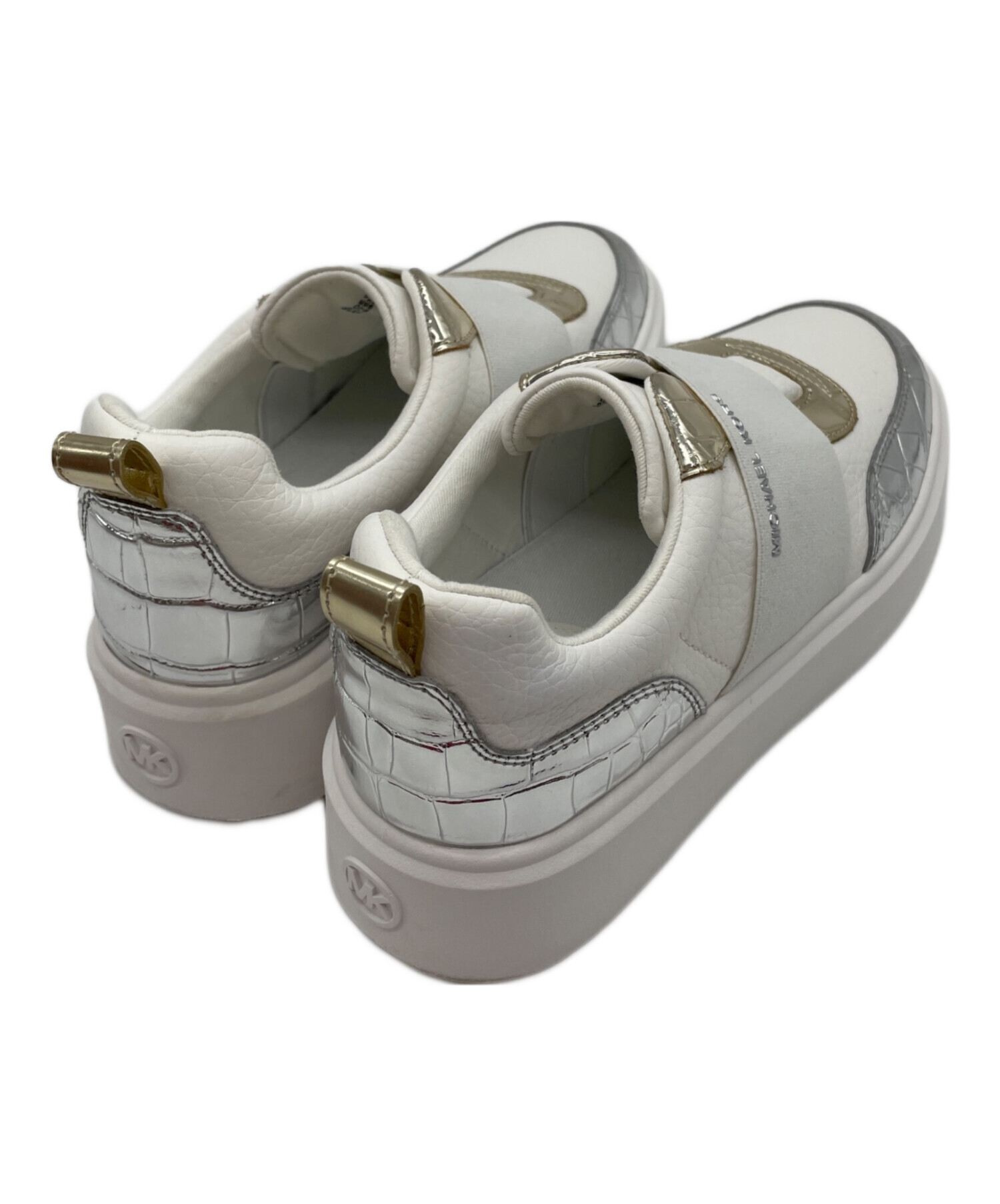 MICHAEL KORS ホワイト スリッポン スニーカー　新品 未使用 中古・古着通販】MICHAEL KORS (マイケルコース) ミックスミディア
