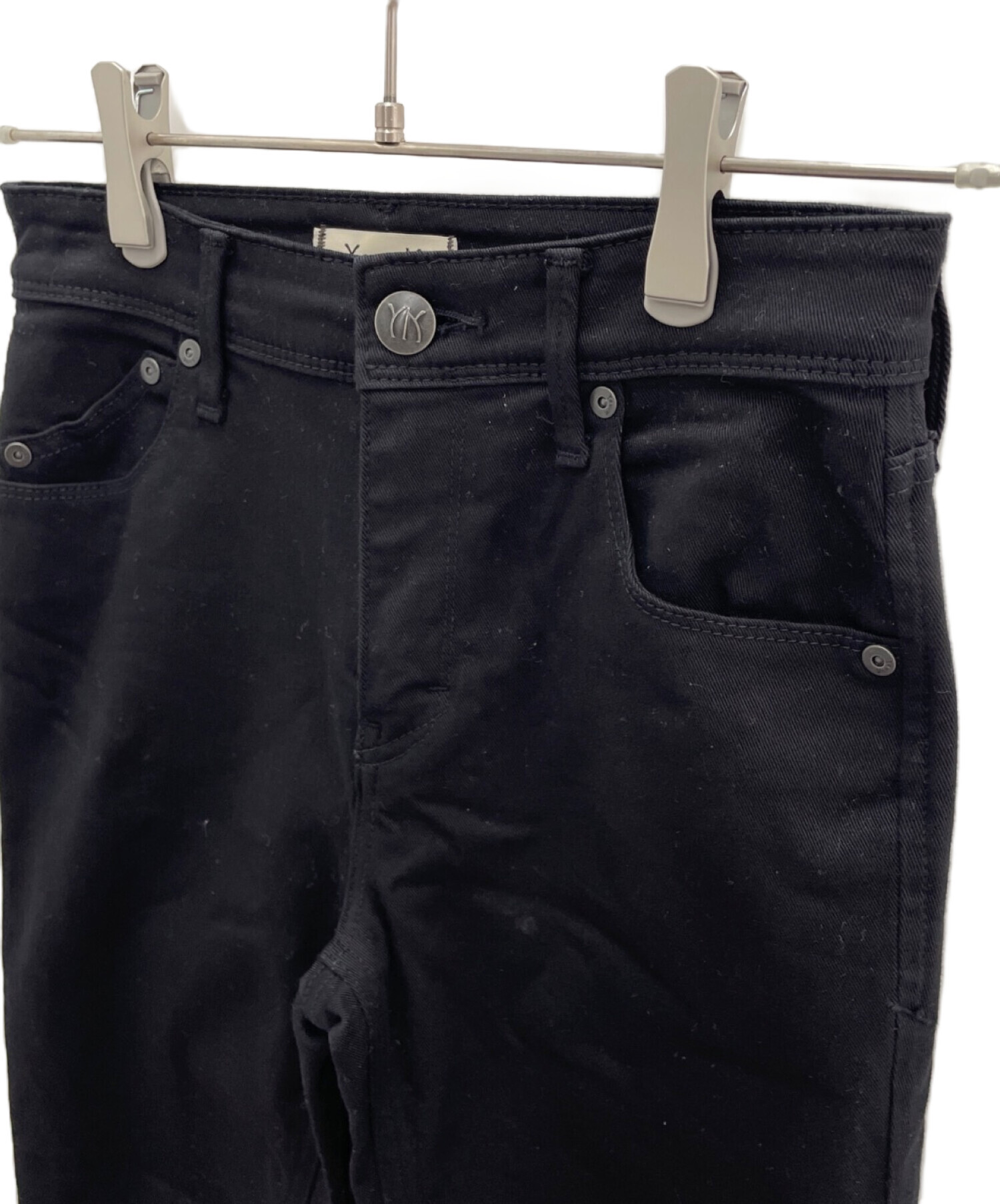 中古・古着通販】YANUK (ヤヌーク) イージーパンツ ブラック サイズ:22