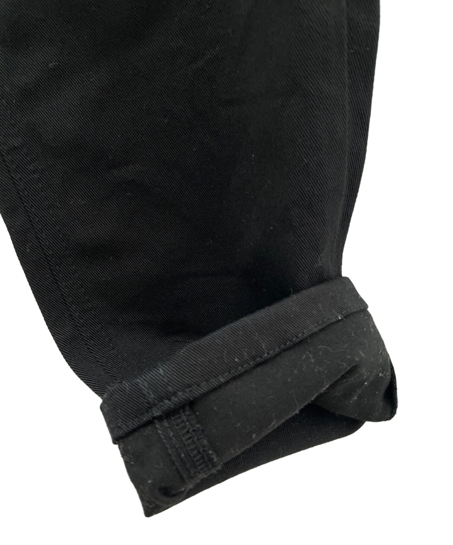 中古・古着通販】YANUK (ヤヌーク) イージーパンツ ブラック サイズ:22