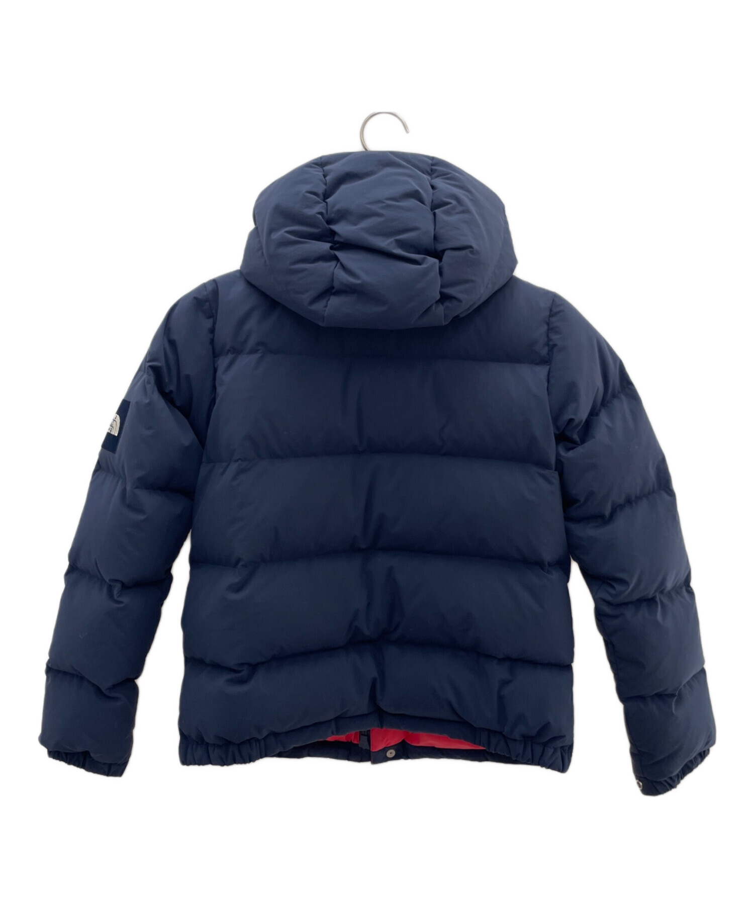 THE NORTH FACE フード付きダウンジャケット ネイビー 中古・古着通販】THE NORTH FACE (ザ ノース フェイス) ダウン