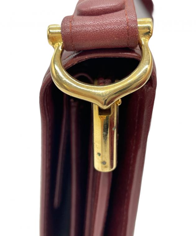 売約済 【極美品】 カルティエ ターンロック ボックス ショルダーバッグ カー 中古・古着通販】Cartier (カルティエ) ショルダーバッグ レッド