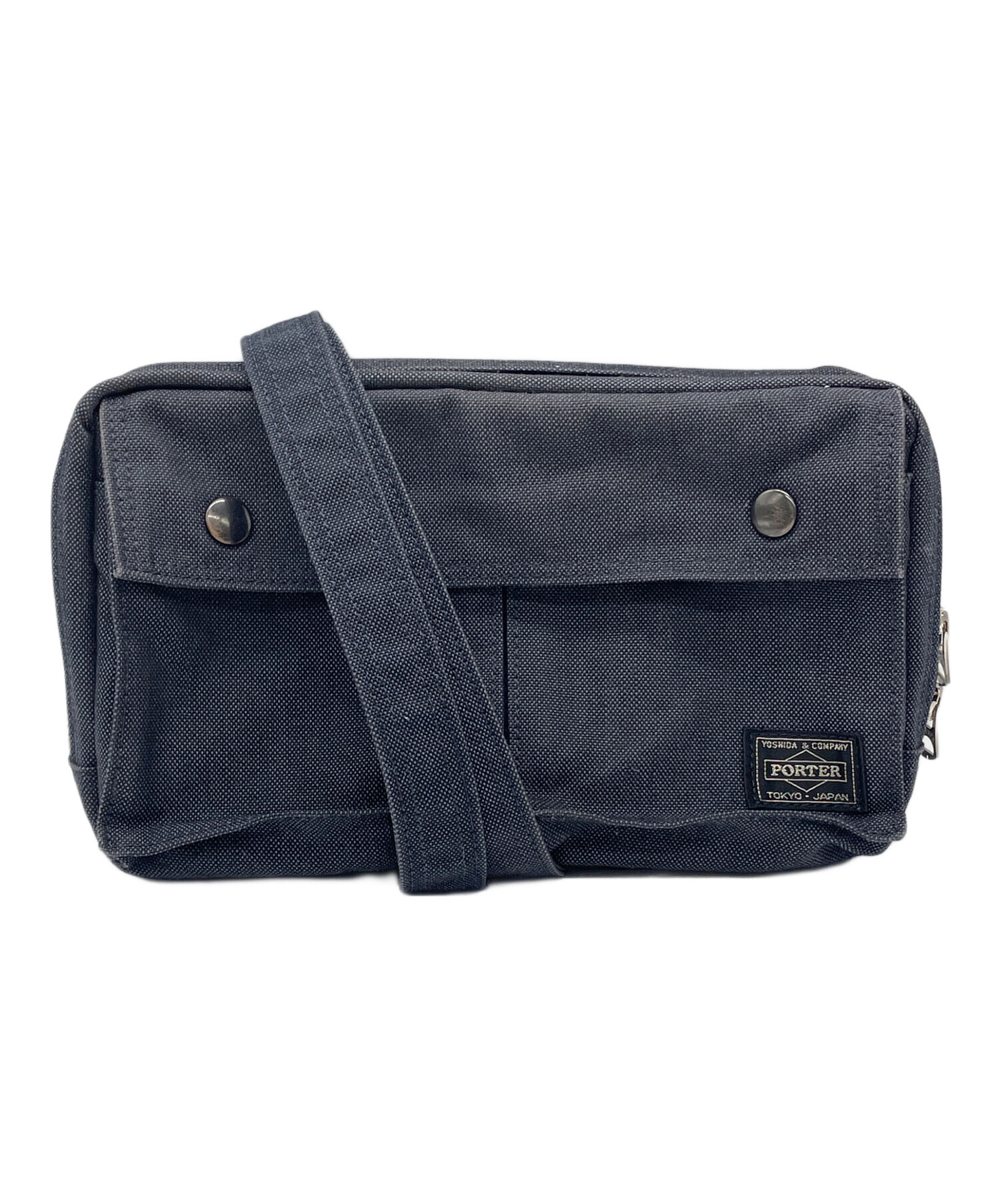 中古・古着通販】PORTER (ポーター) ショルダーバッグ ネイビー