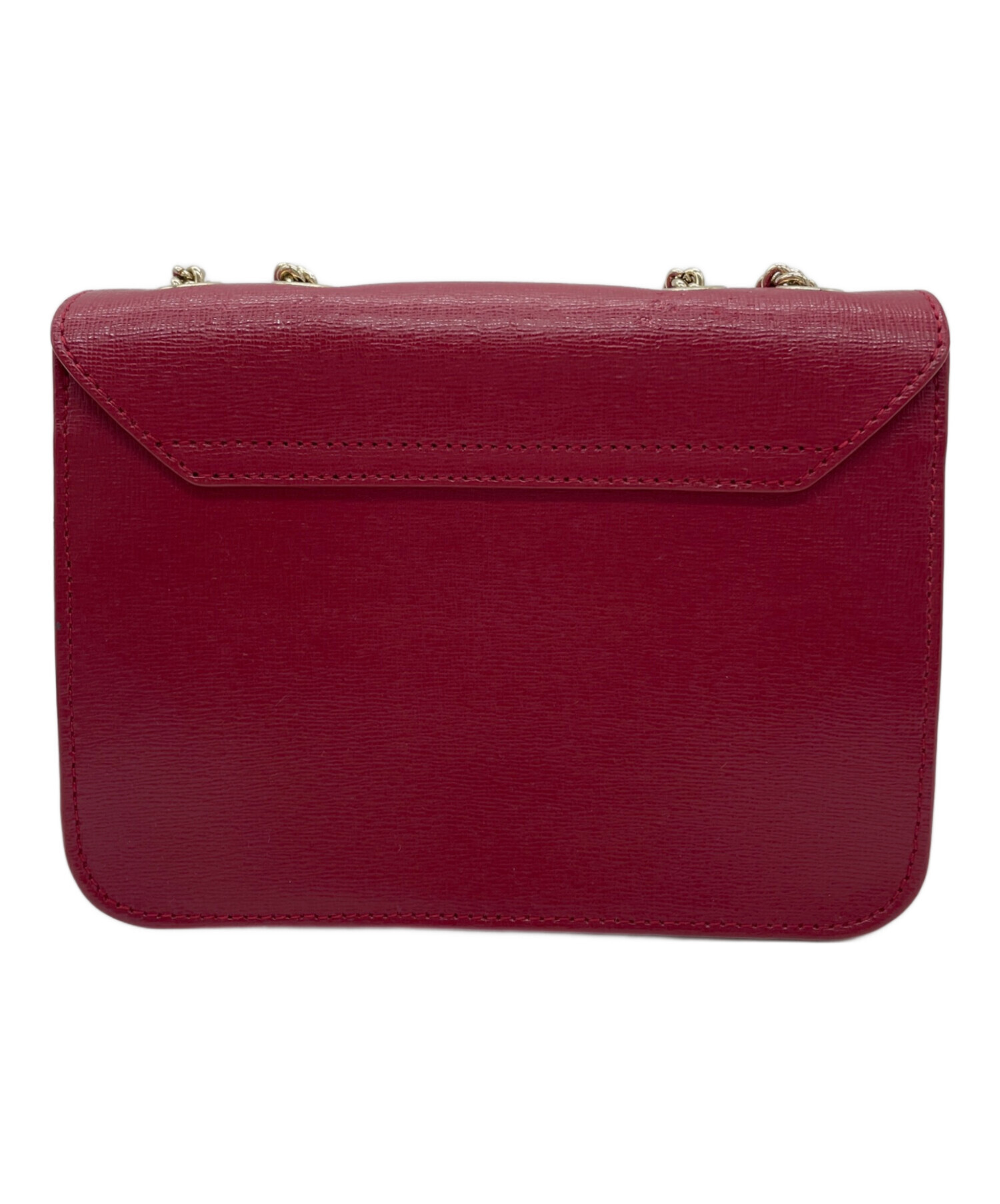 中古・古着通販】FURLA (フルラ) チェーンショルダーバッグ ローズ 