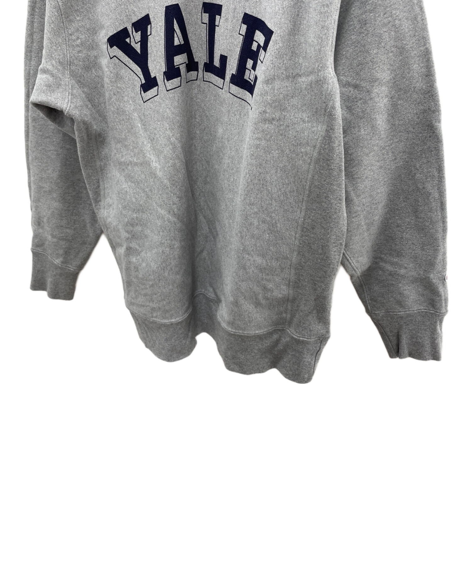 【M】チャンピオン　リバースウィーブ　YALE グレー　スウェット 中古・古着通販】Champion REVERSE WEAVE (チャンピオン リバース