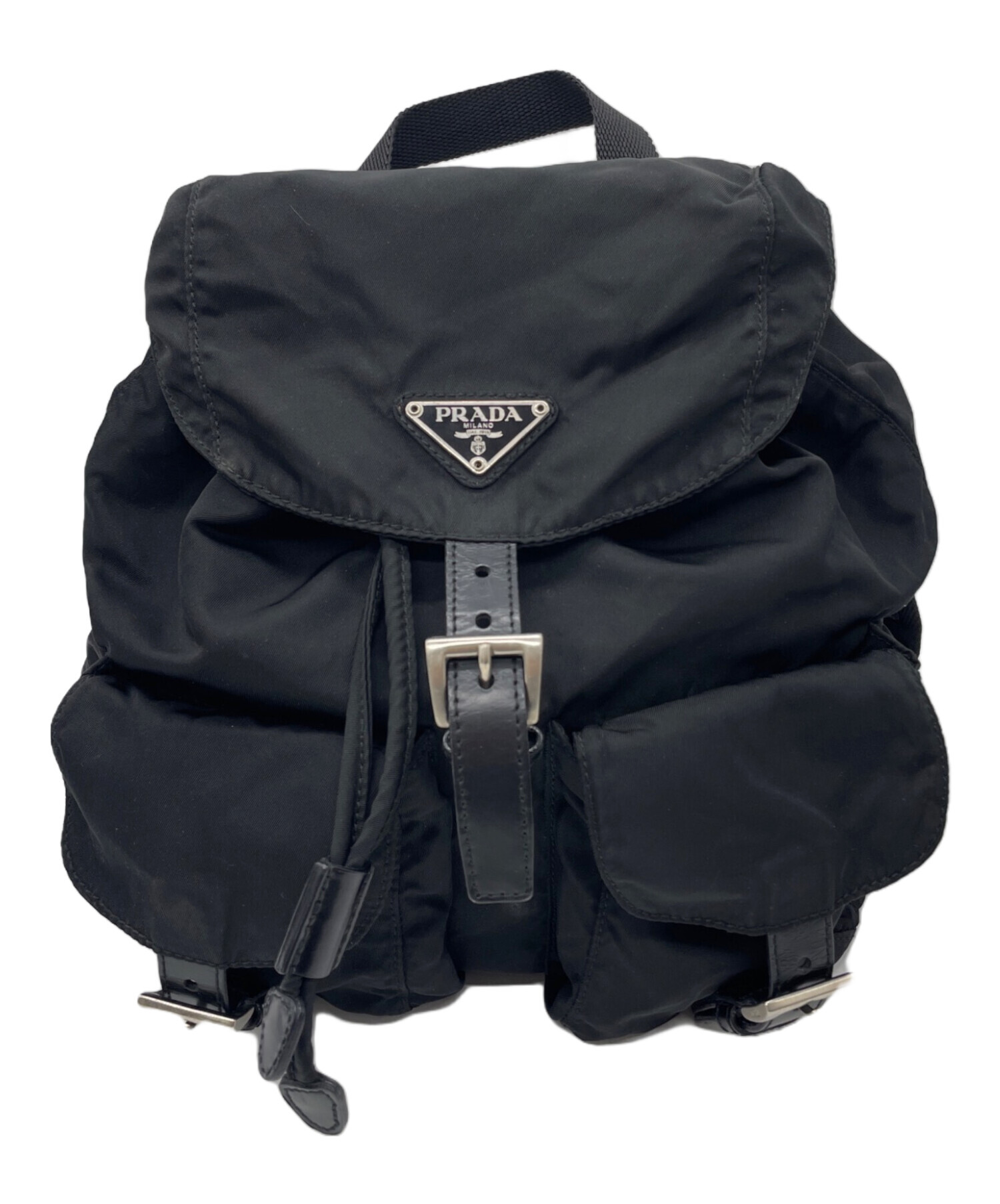 中古・古着通販】PRADA (プラダ) ナイロンリュック ブラック｜ブランド