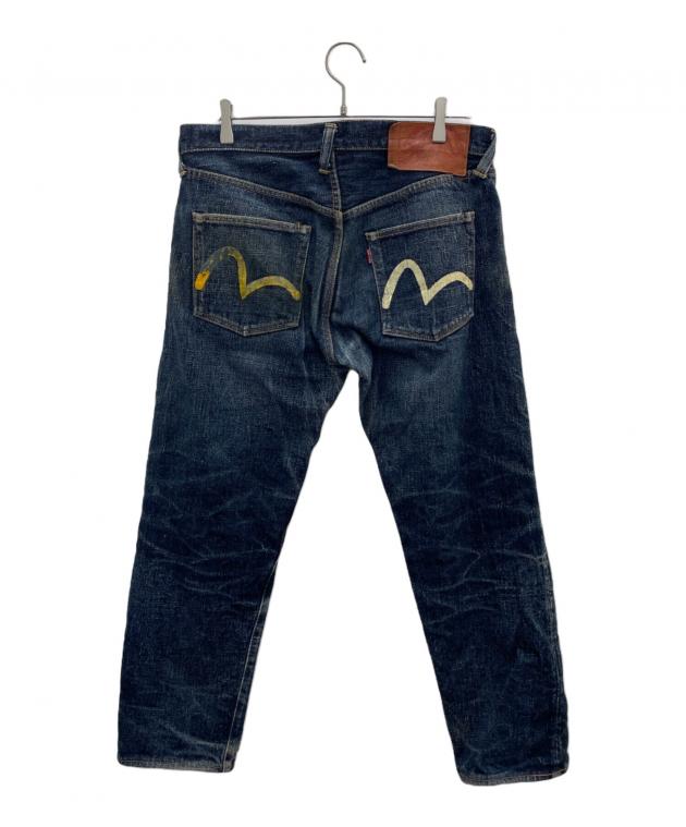 中古・古着通販】EVISU (エヴィス) デニムパンツ ネイビー サイズ:38 