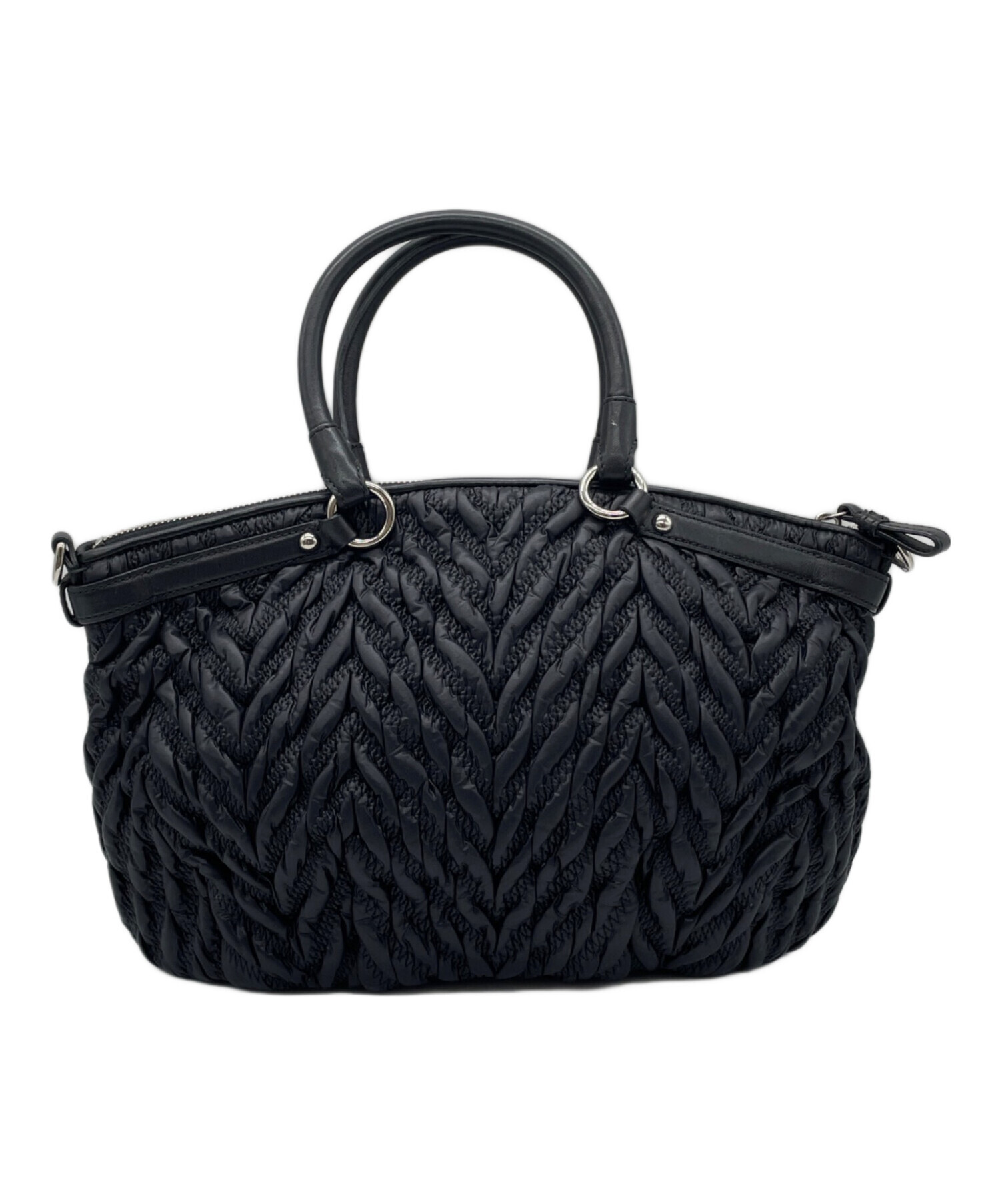 中古・古着通販】COACH (コーチ) 2WAYバッグ ブラック｜ブランド・古着